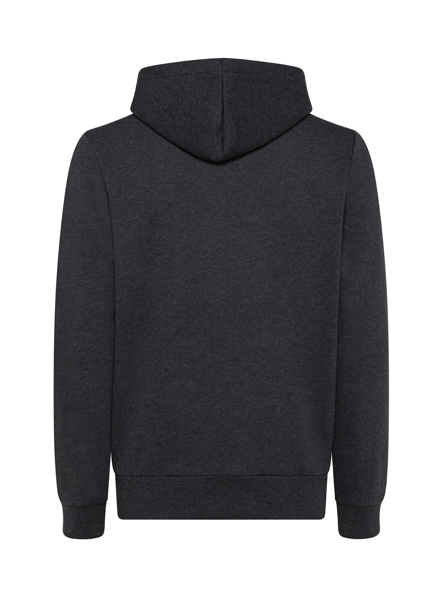 Lacoste - Organic cotton hoodie, Dark Grey, large image number 1