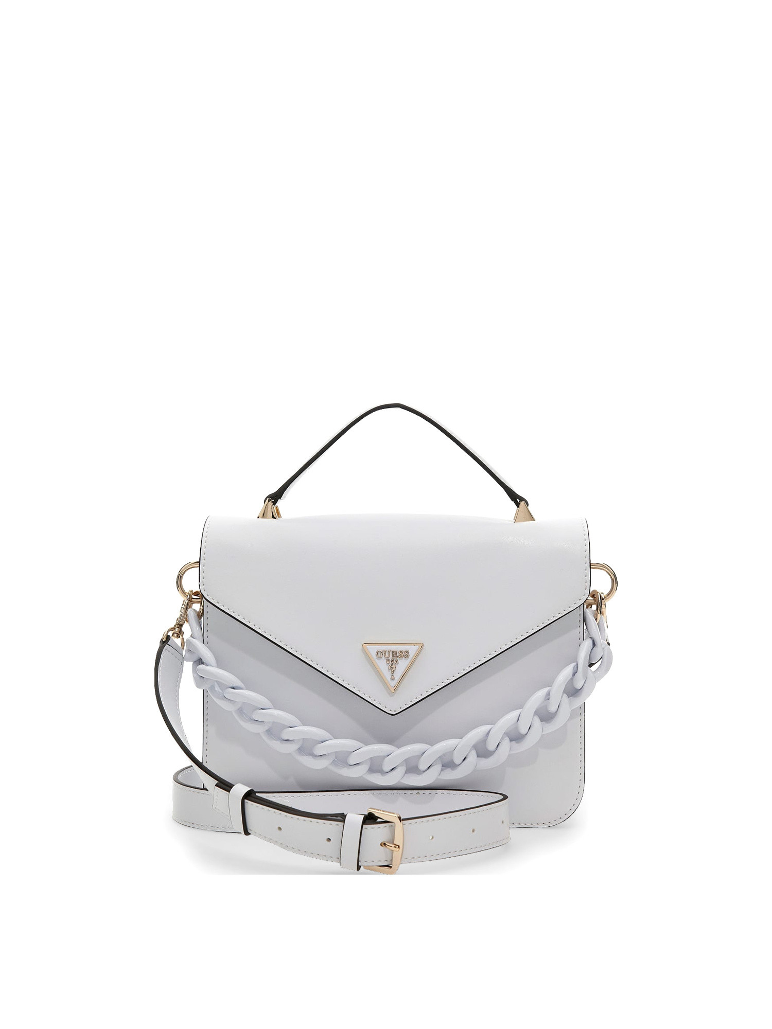 Guess - Corina handbag, White, large image number 0