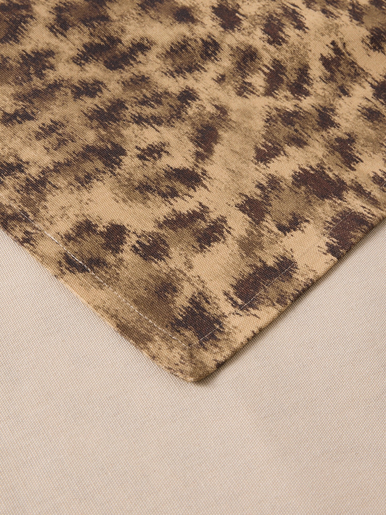 Telo arredo in puro cotone con stampa leopardata, Animalier, large image number 1