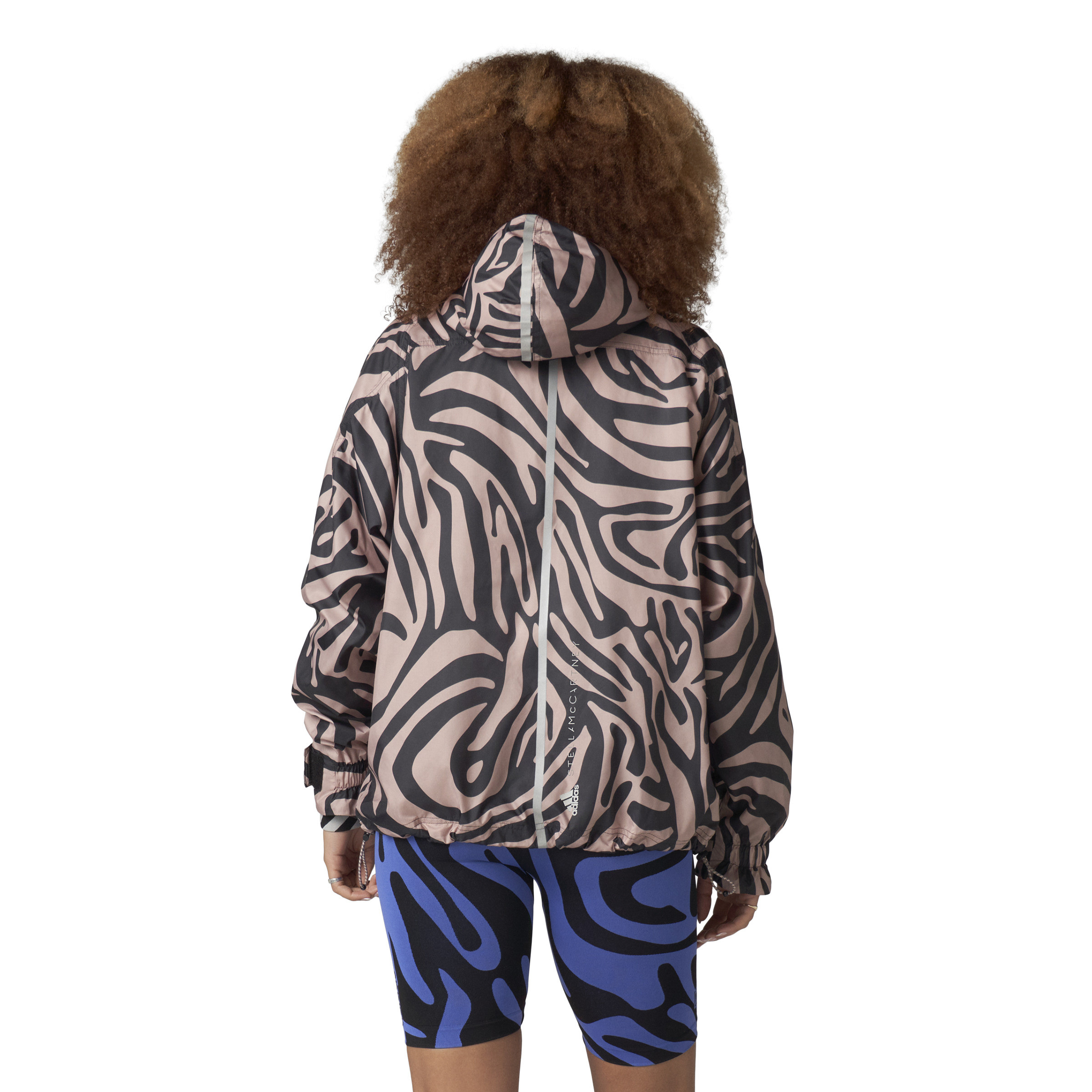 Giacca a vento stampata adidas by Stella Mccartney, Animalier, large image number 7