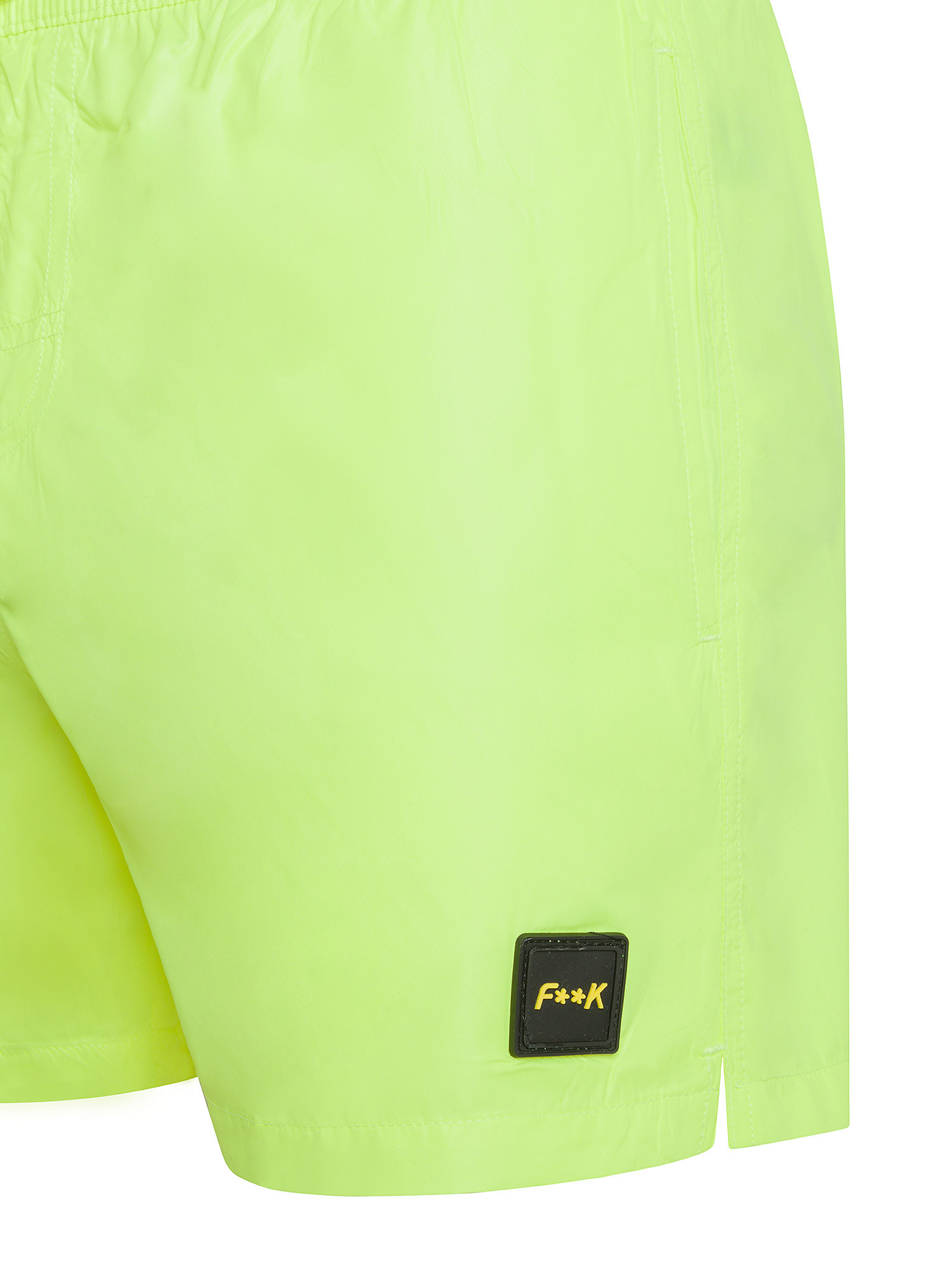 F**K - Shiny swim shorts, Lime Green, large image number 2