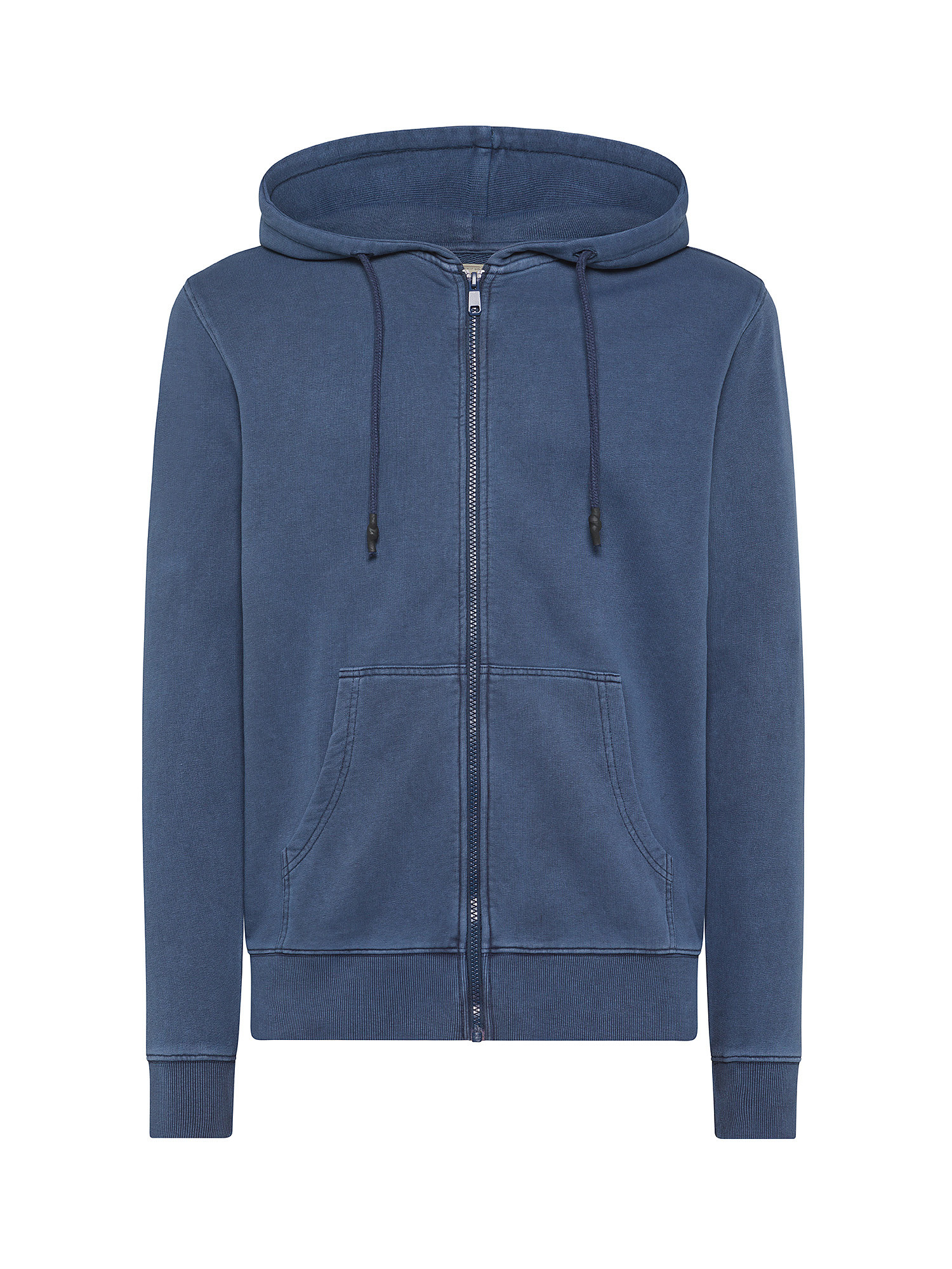 JCT - Pure cotton hooded sweatshirt, Blue, large image number 0