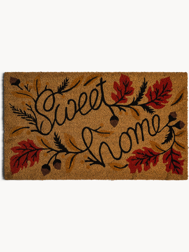 Zerbino cocco con scritta Sweet Home