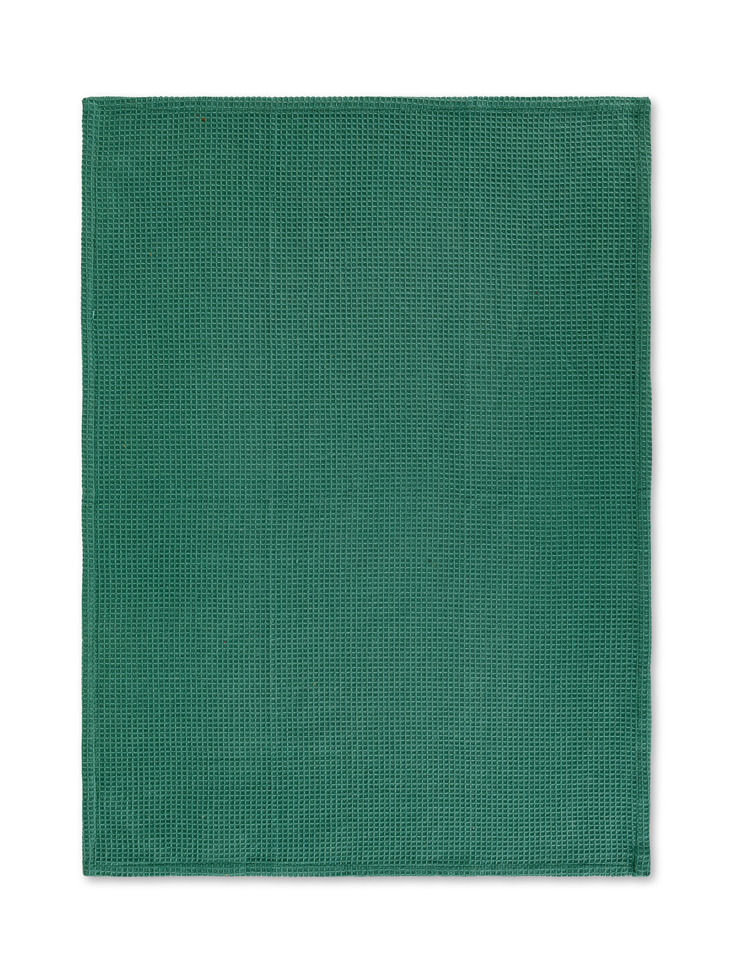 Set of 3 tea towels in 100% cotton with digital floral print, Orange, large image number 3