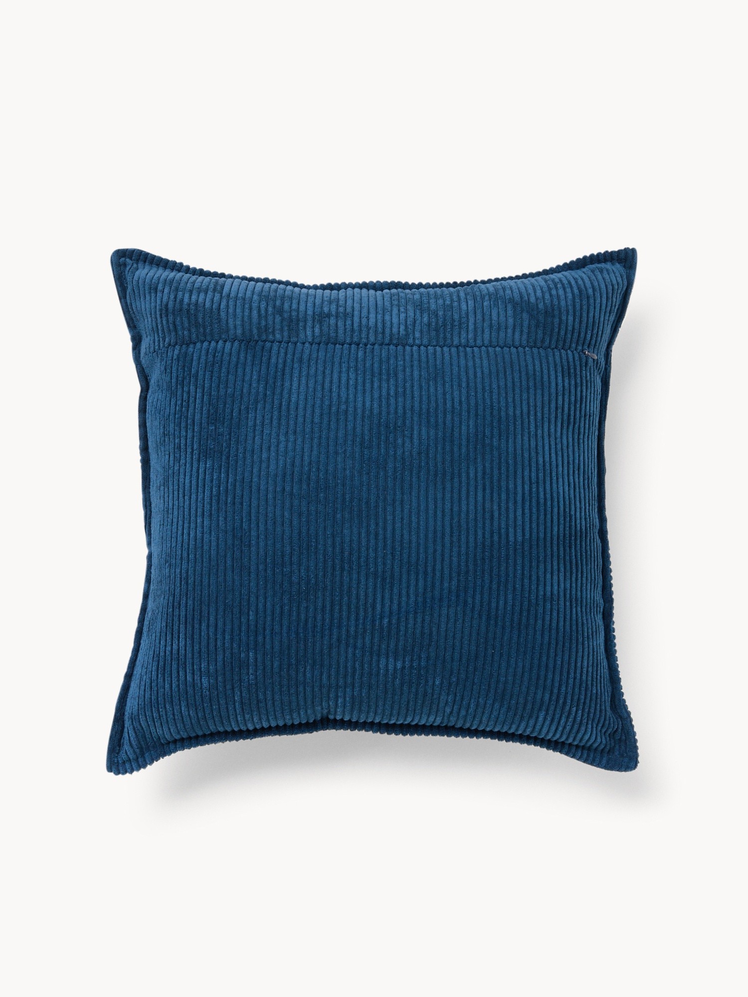 Corduroy Cushion 45x45cm  - Discounted Price, Blue, large image number 1