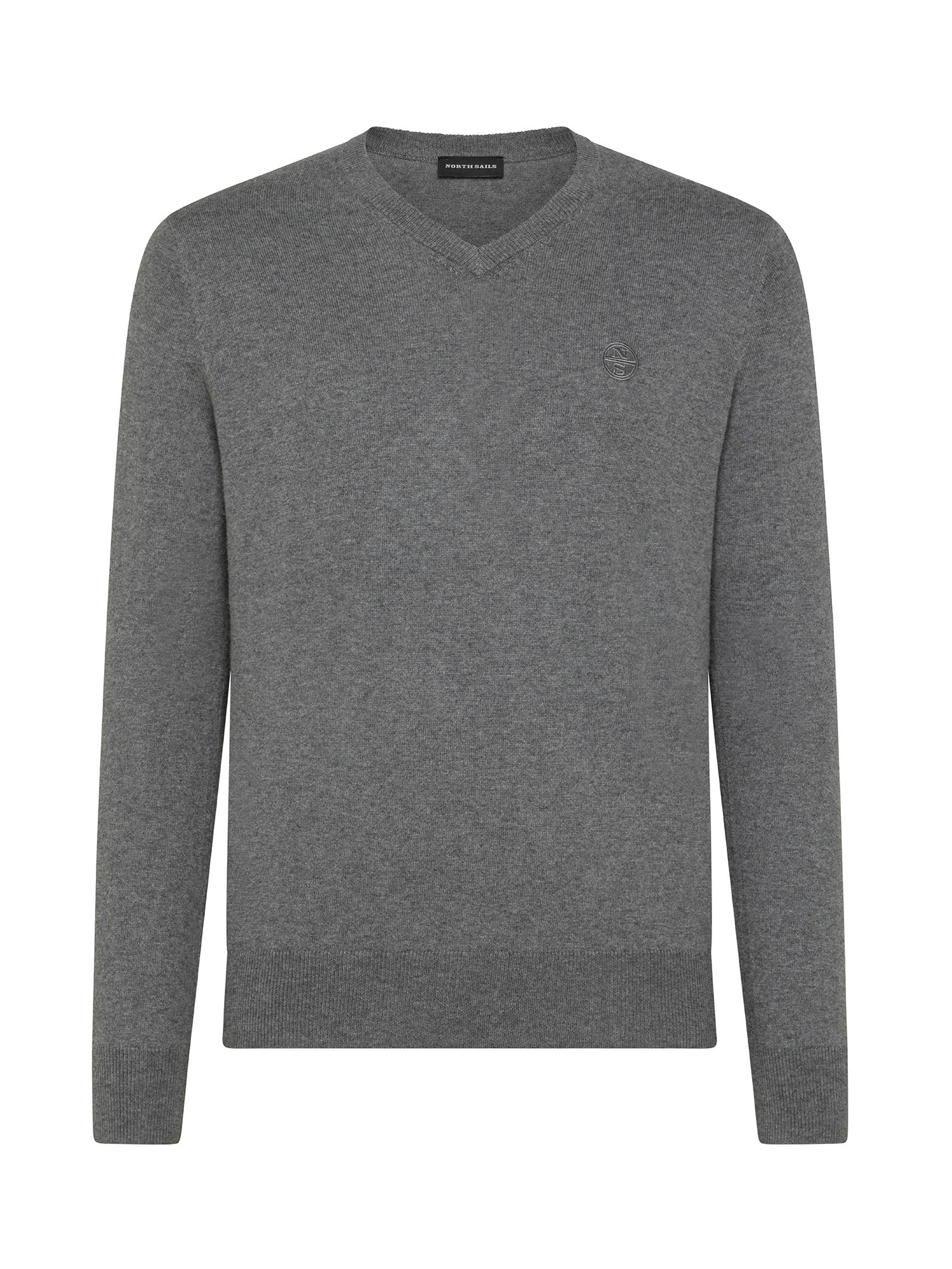 Organic cotton sweatshirt, Grey, large image number 0