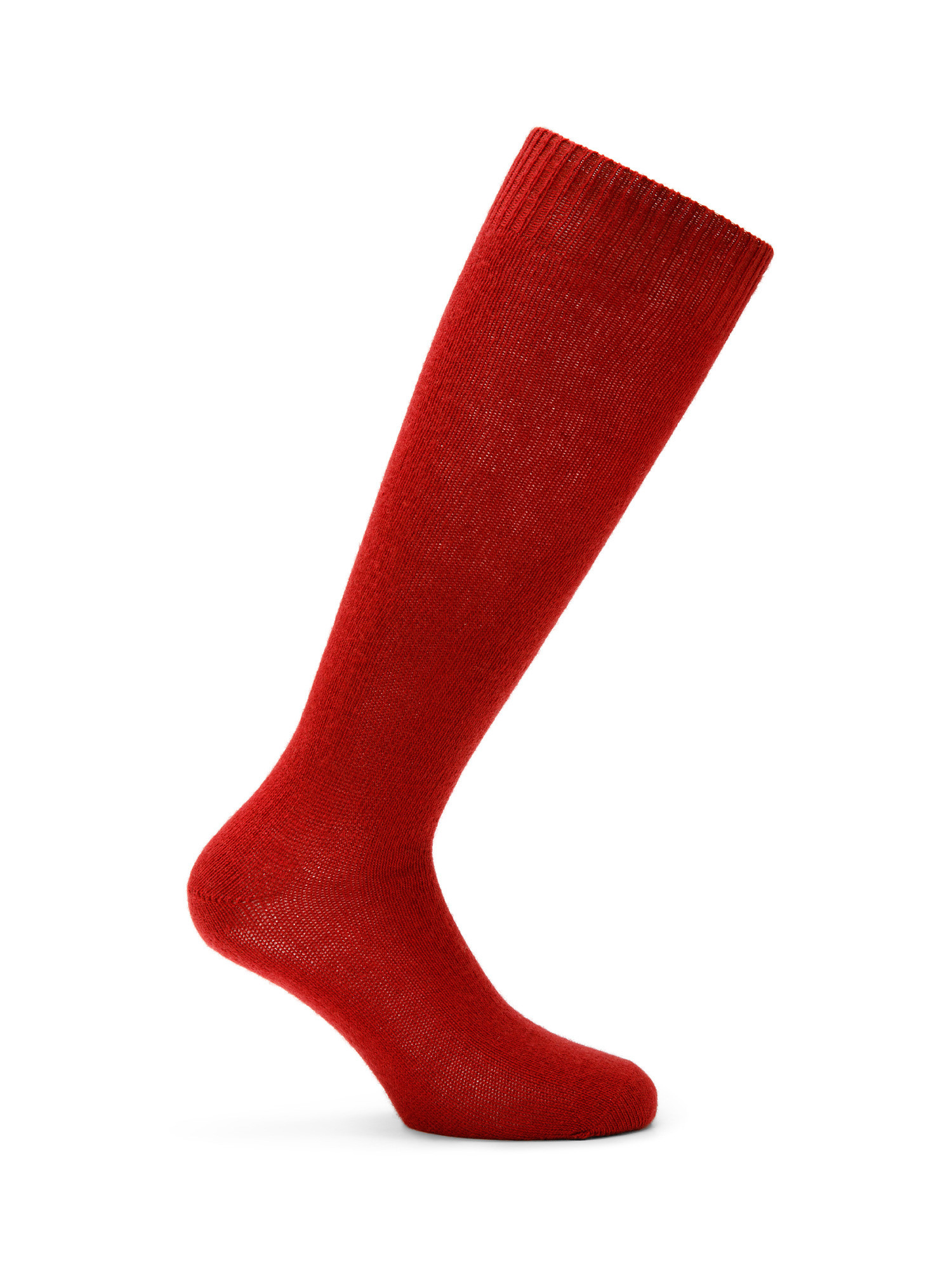 Set of 2 long cashmere blend socks, Red, large image number 1