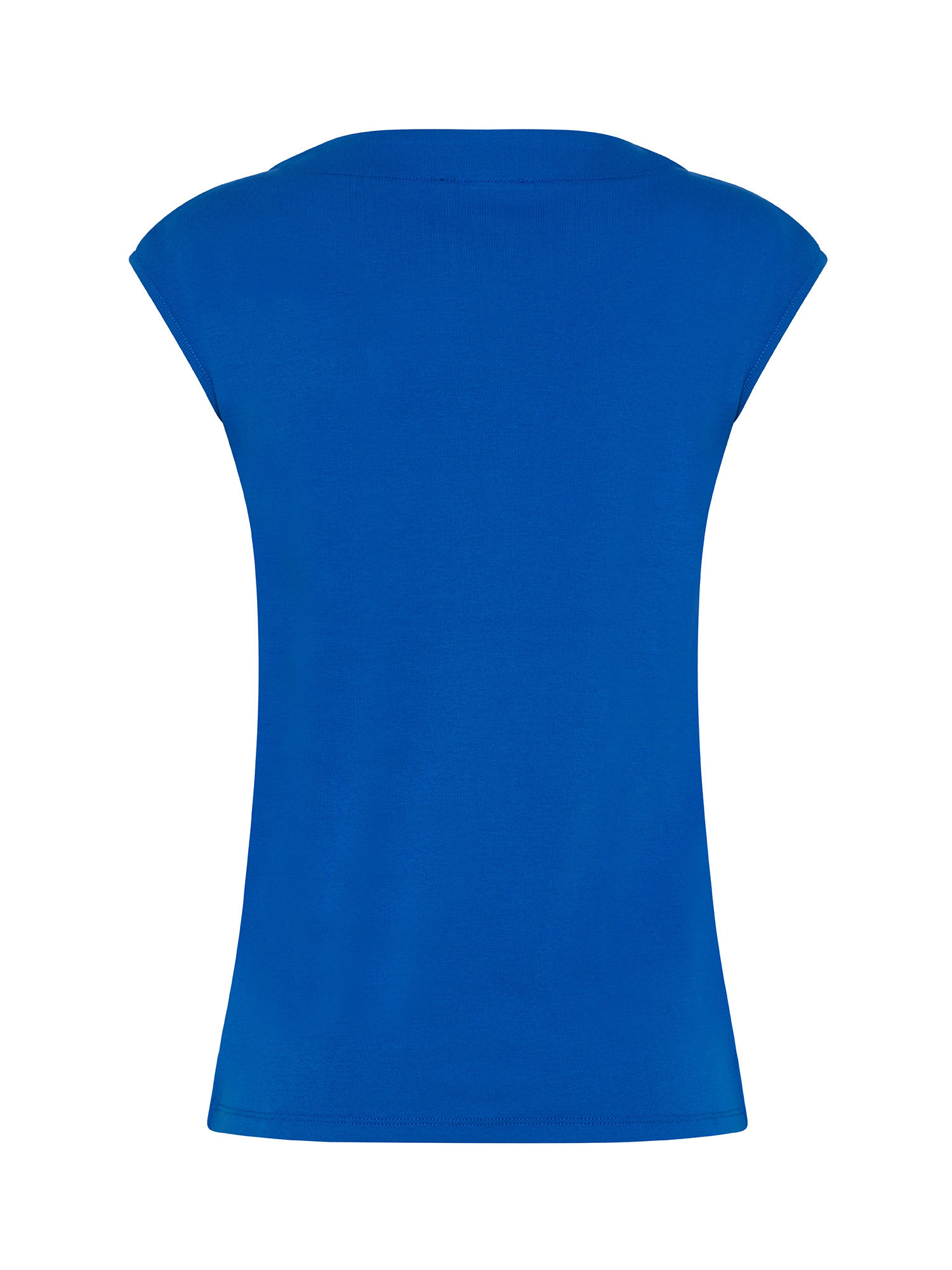 Koan - T-shirt in cotone con borchiette, Blu royal, large image number 1
