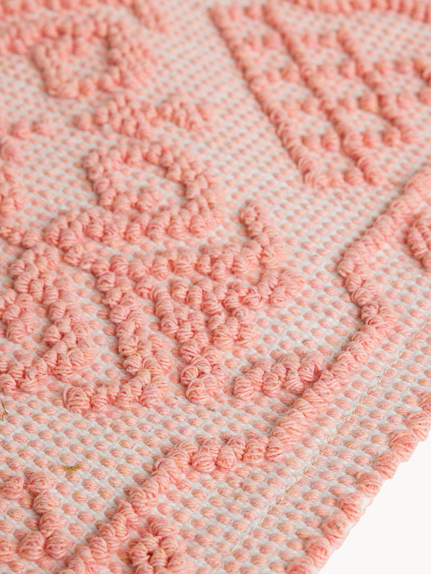 Tovaglietta sarda in puro cotone tinta unita, Rosa cipria, large image number 1