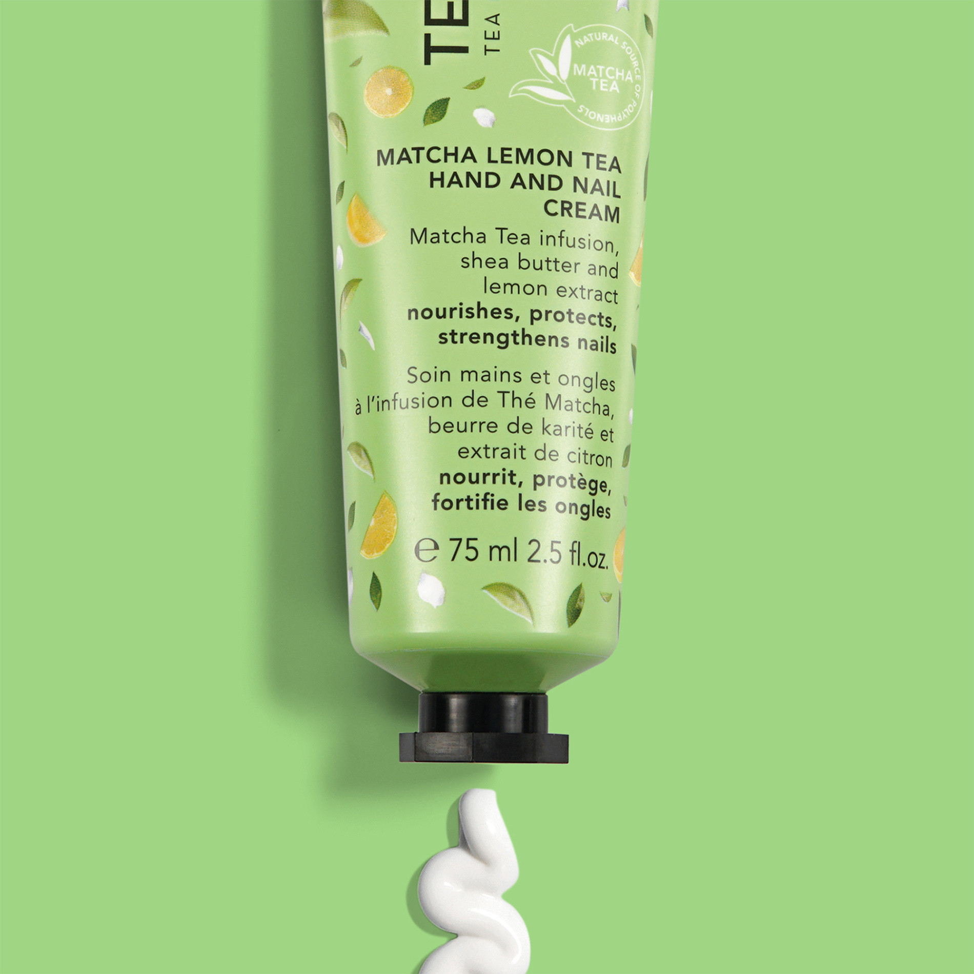 Matcha Tea Hand and Nail Cream 75 ml, Verde, large image number 1