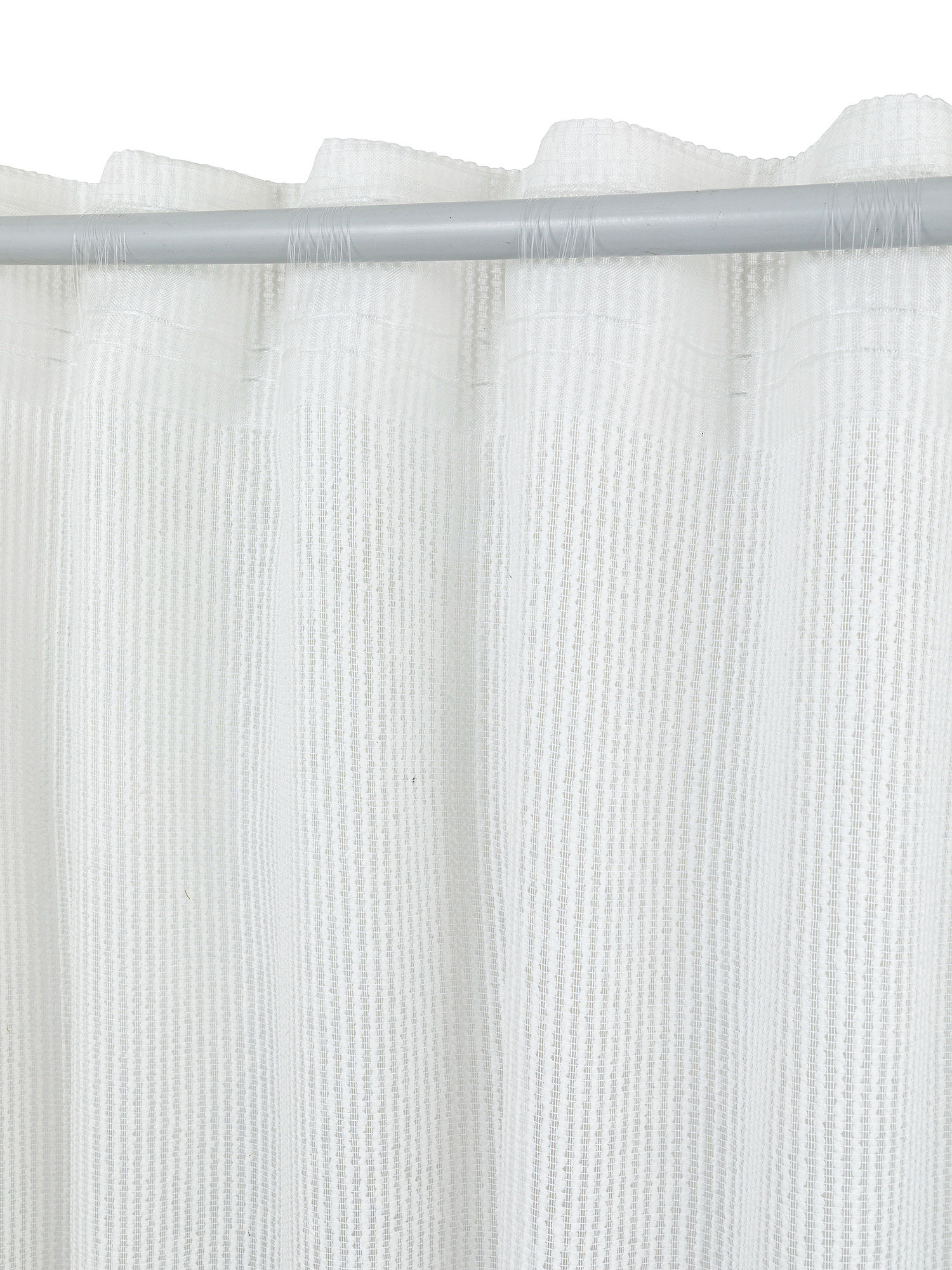 Semi-opaque curtain with hidden loops, White, large image number 3