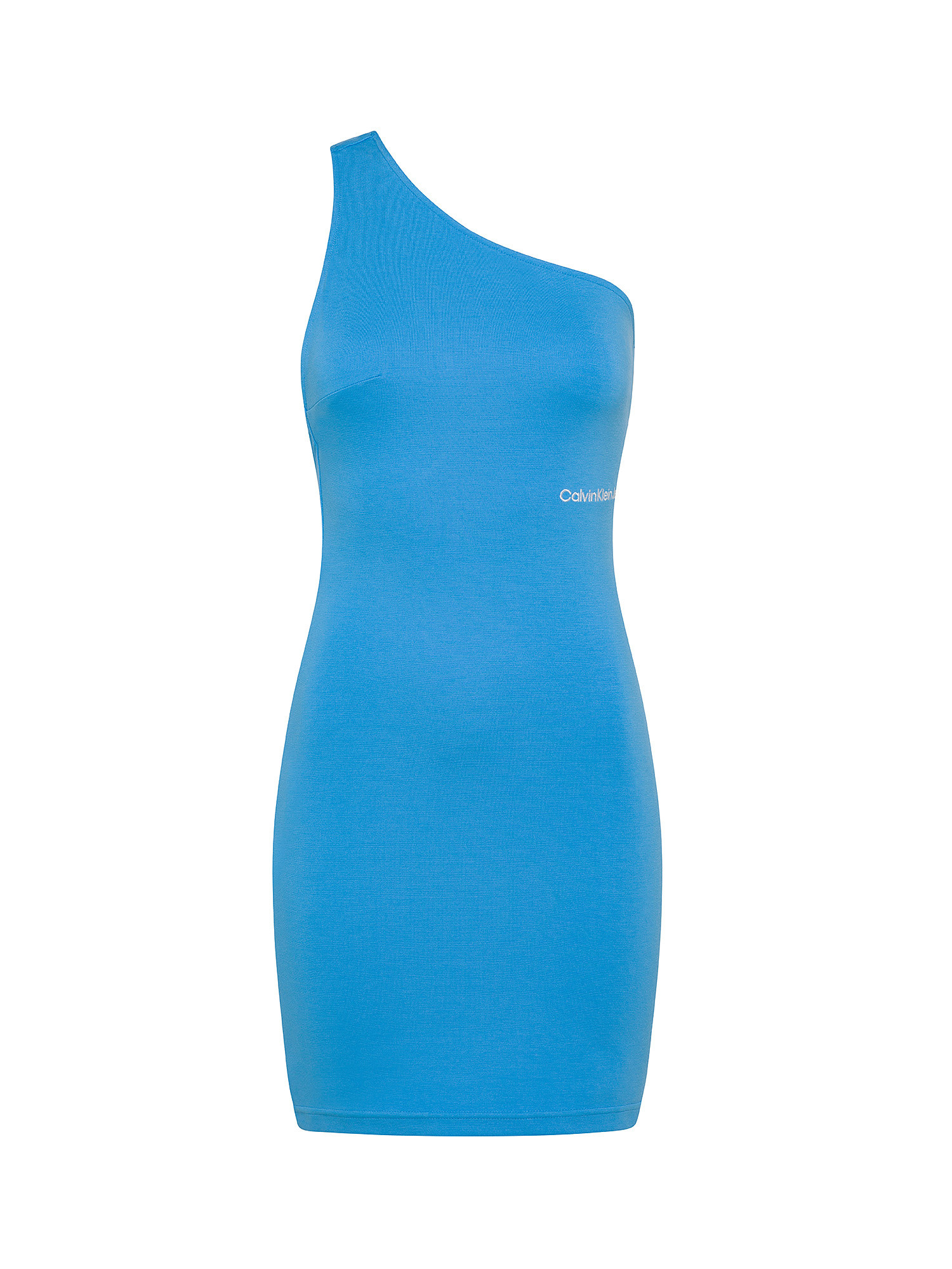Calvin Klein Jeans - One Shoulder Jersey Dress, Light Blue, large image number 0