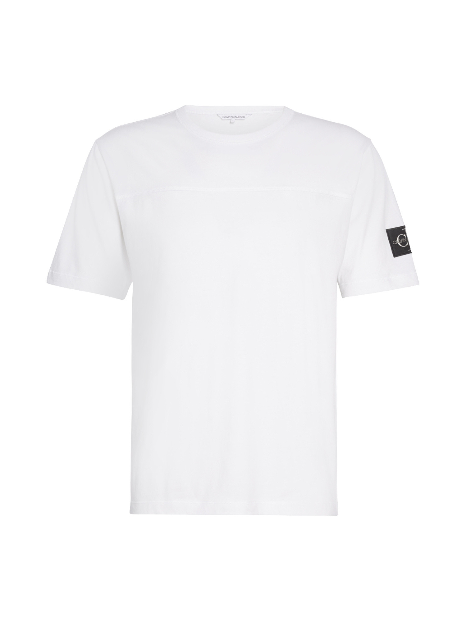 T-shirt con logo, Bianco, large image number 0