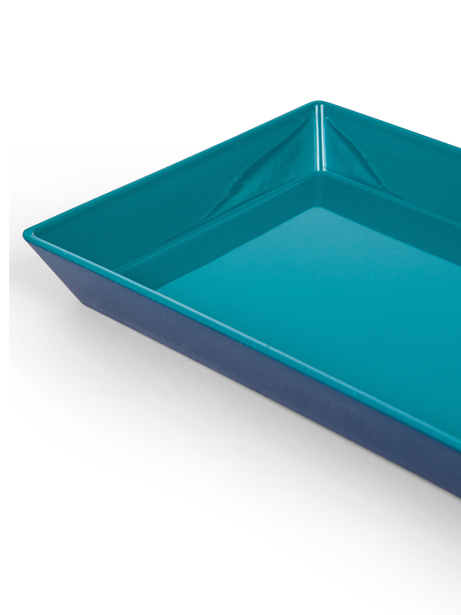 Solid color plastic trays, Blue, large image number 2
