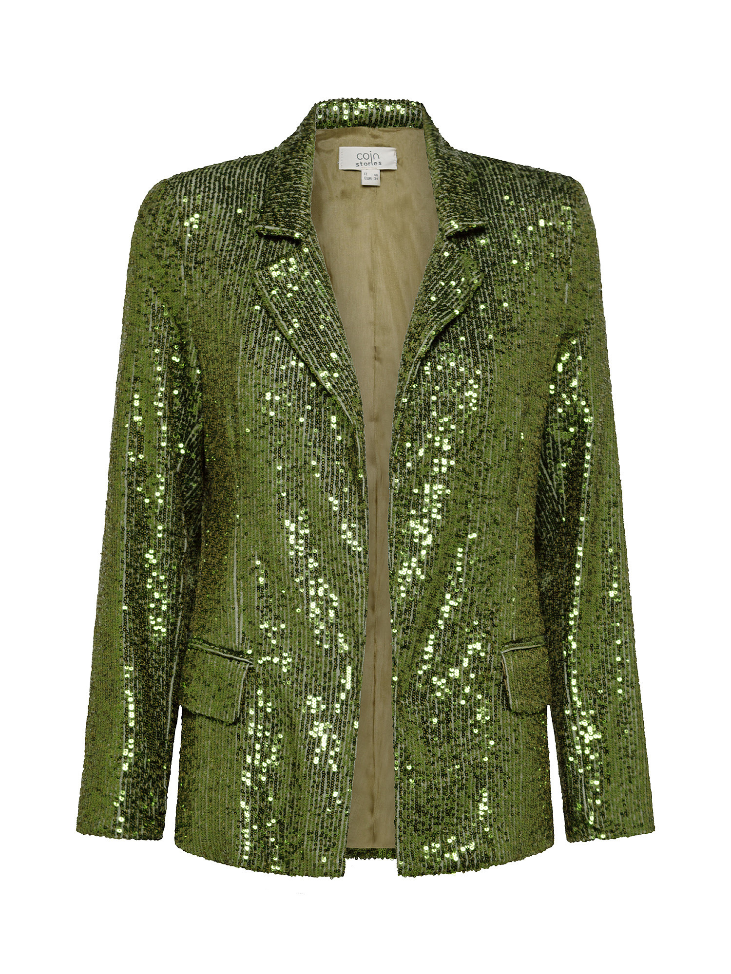 Jacket with sequins, Green, large image number 0