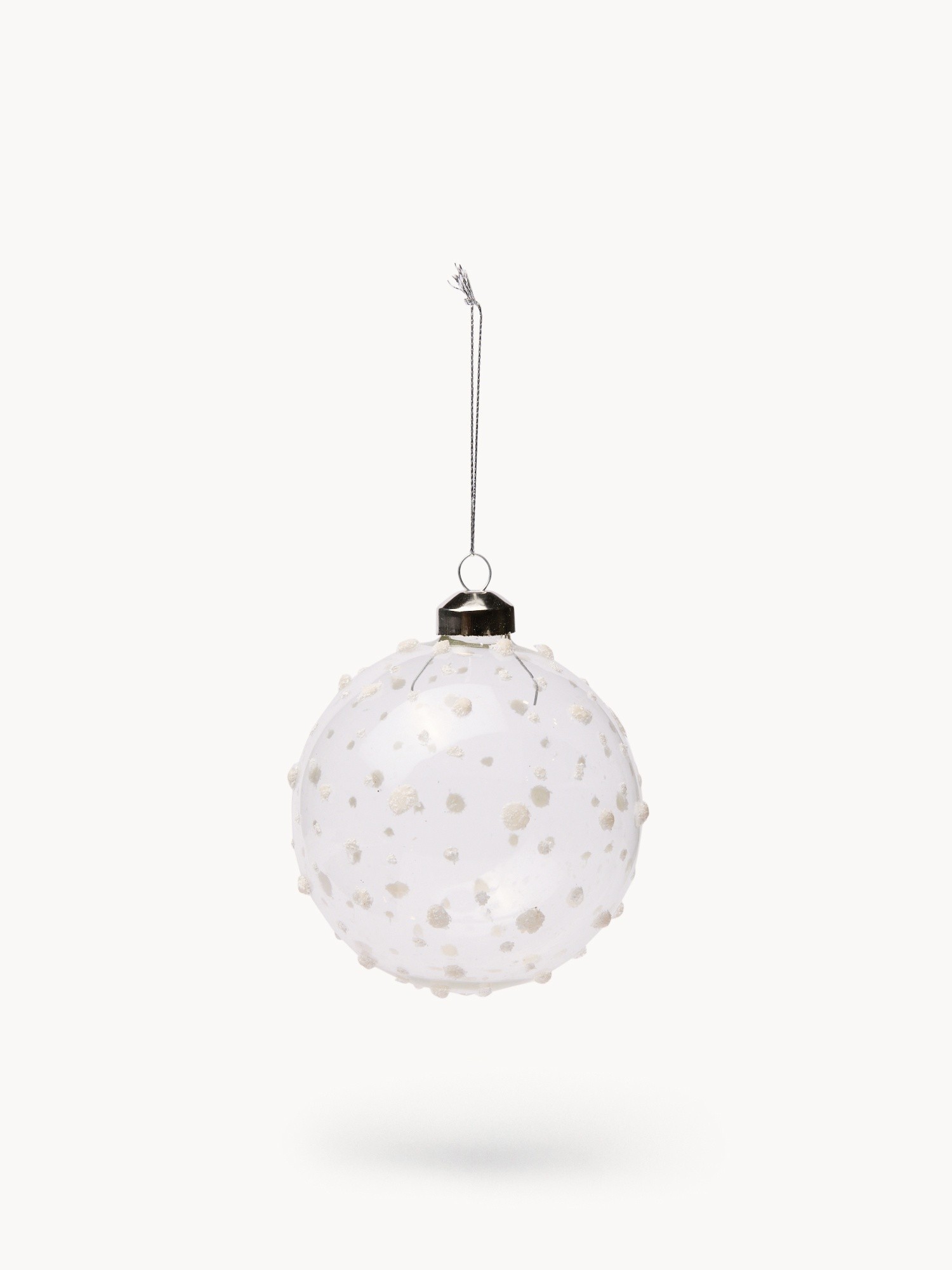 Glass tree bauble, Transparent, large image number 0