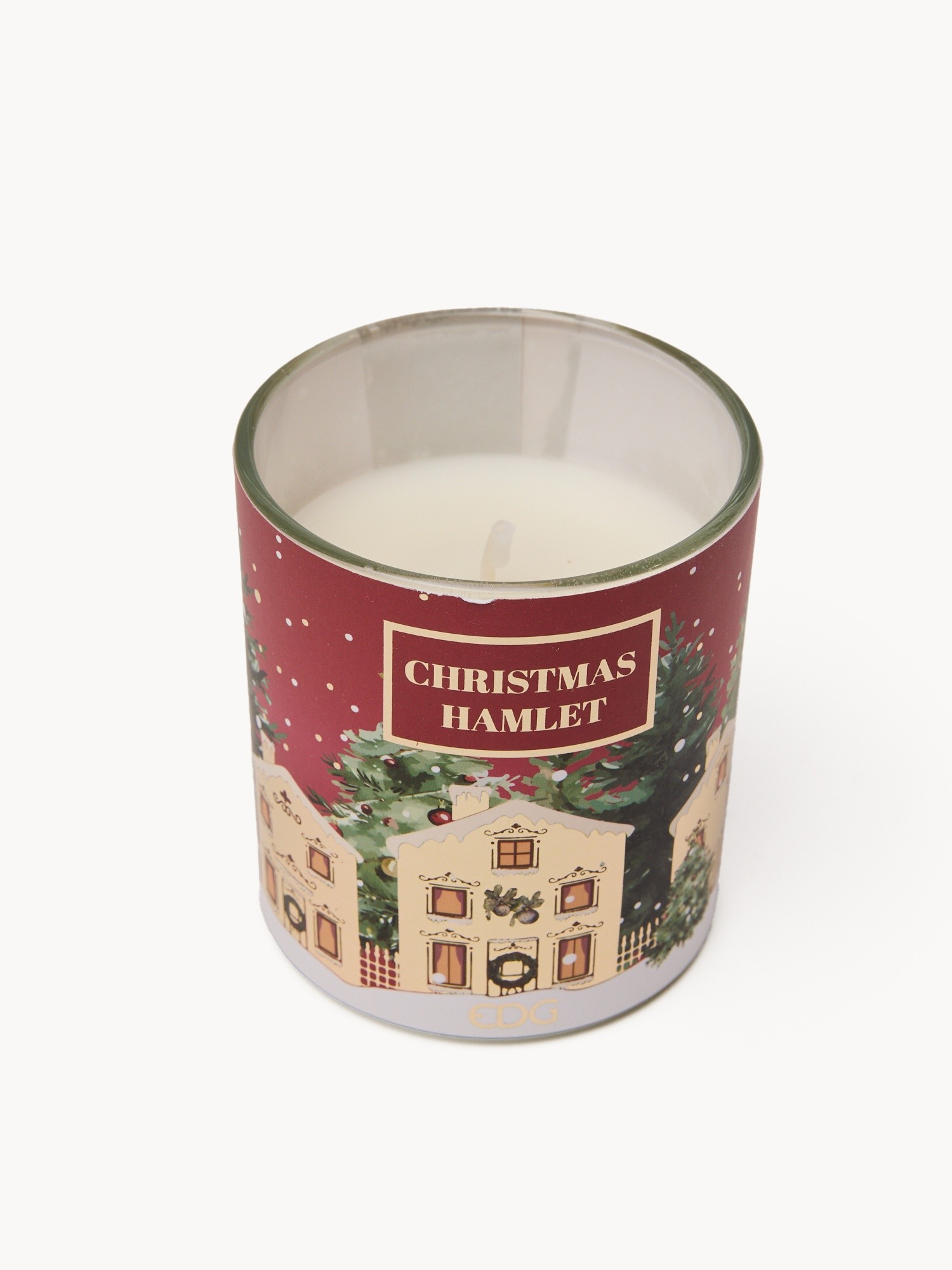 Scented candle in a gift box, Red, large image number 1
