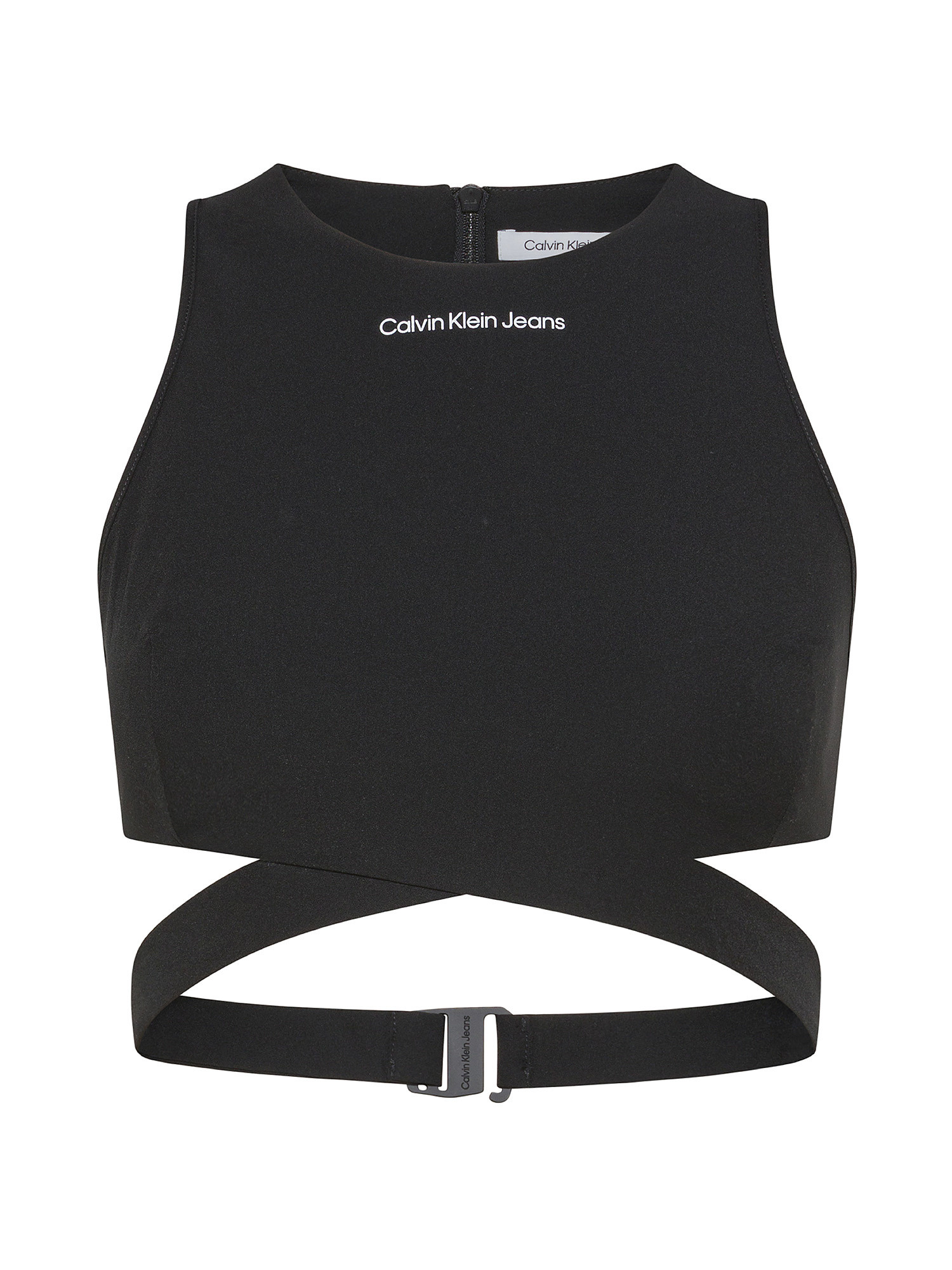 Calvin Klein Jeans - Top cut out, Nero, large image number 0