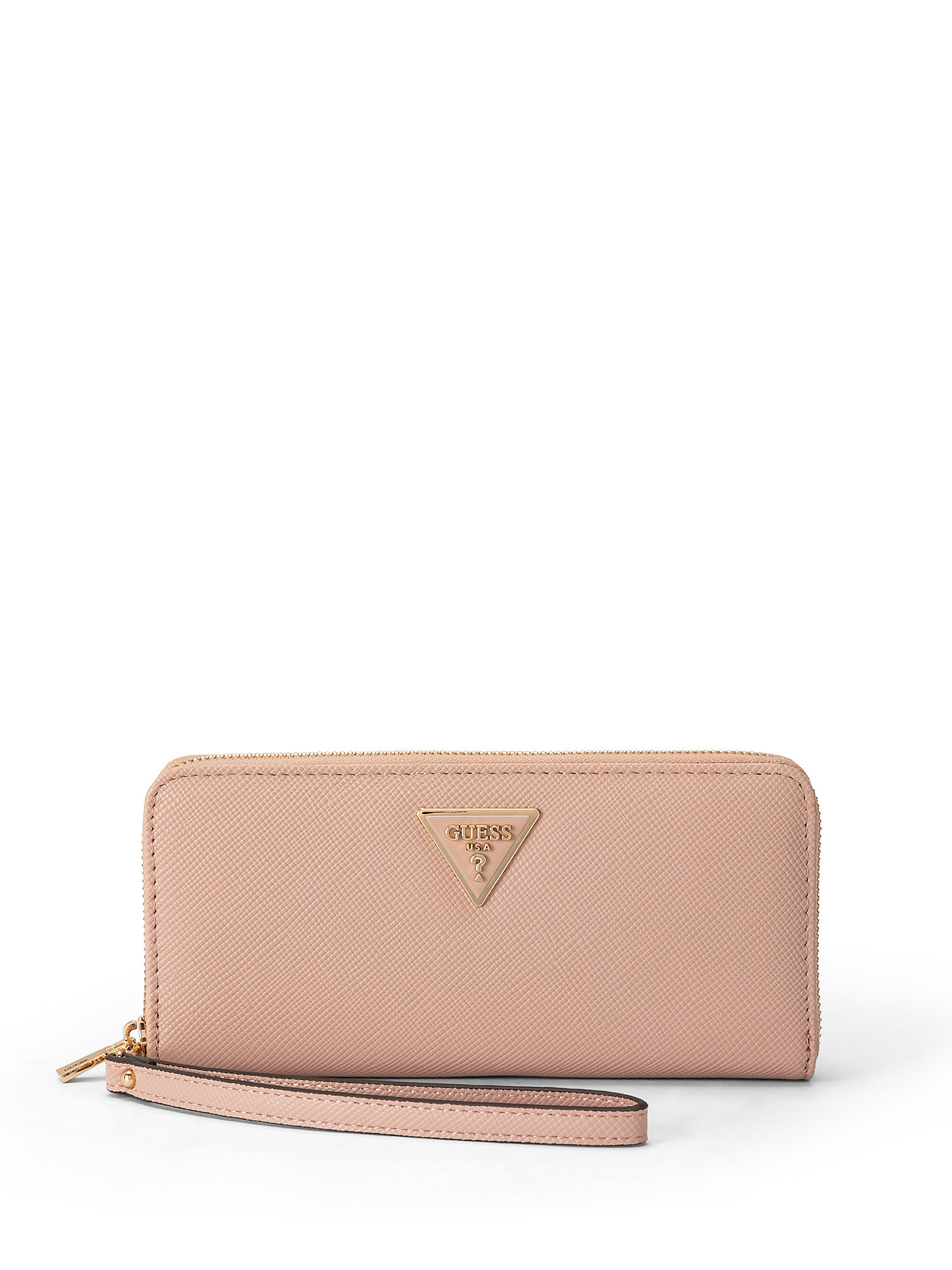 Large wallet with zip closure, Pink, large image number 0