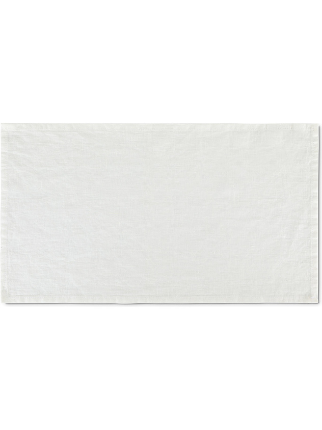 Solid color pure washed linen placemat