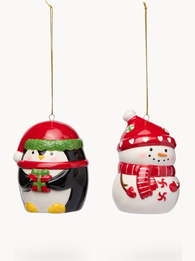 Glass tree decoration