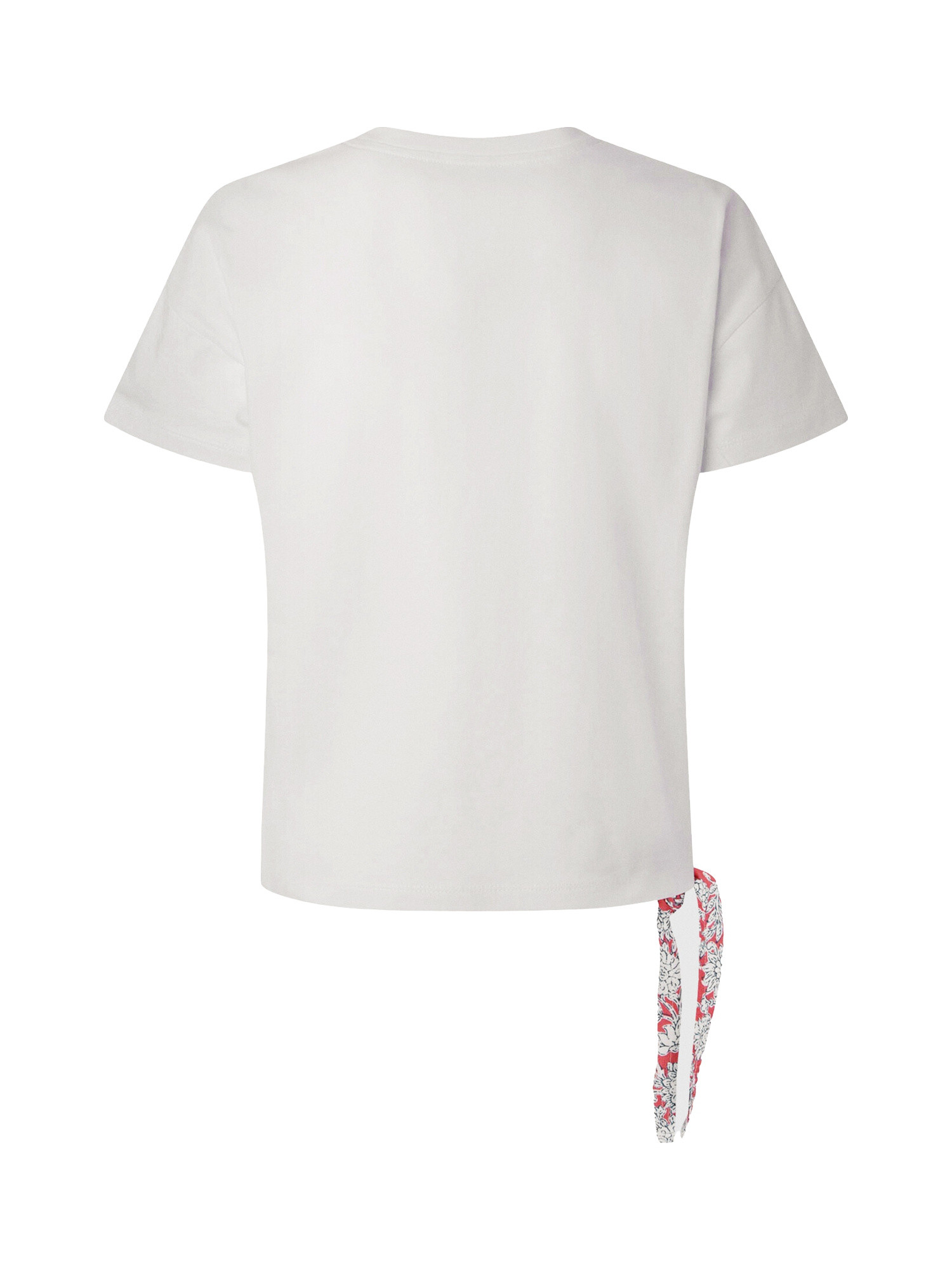 Pepe Jeans - Patterned cotton T-shirt, Red, large image number 1