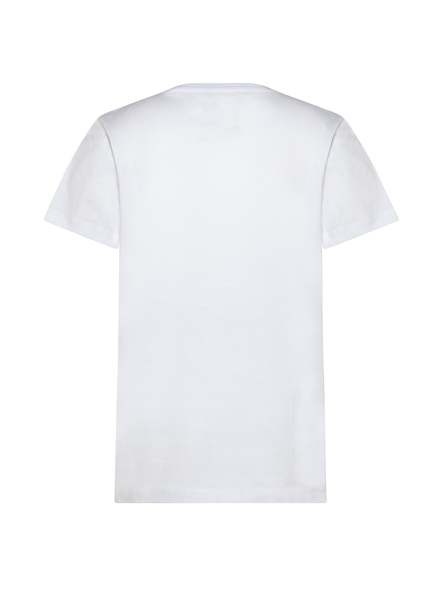 T-shirt ragazzo regular fit, Bianco, large image number 1