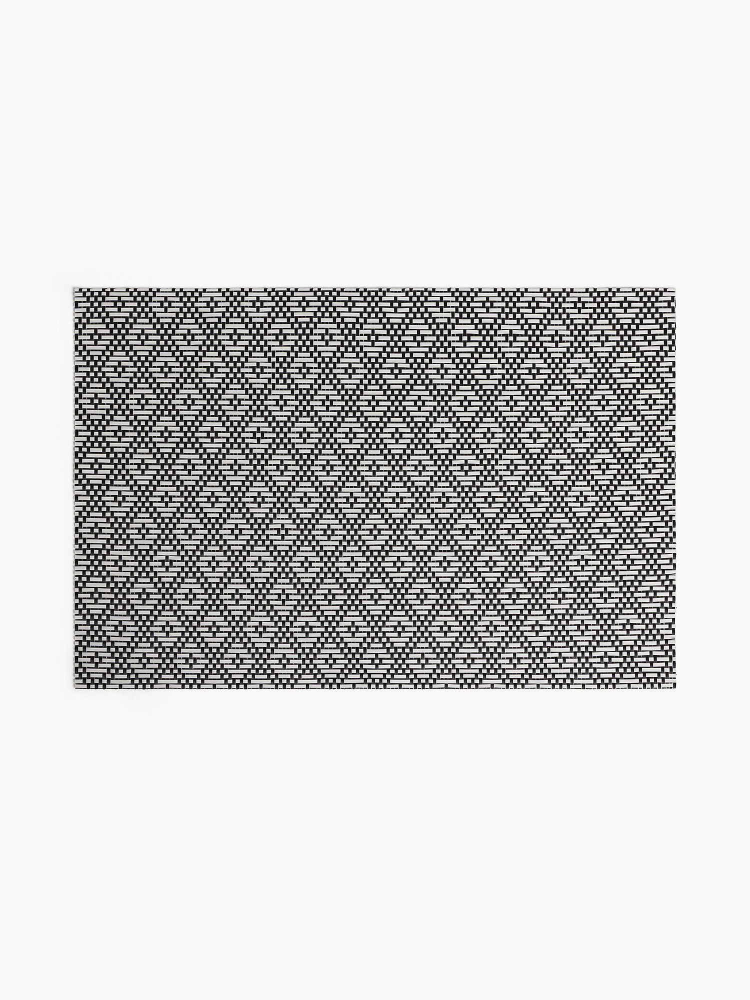 Woven plastic placemat, Black, large image number 0