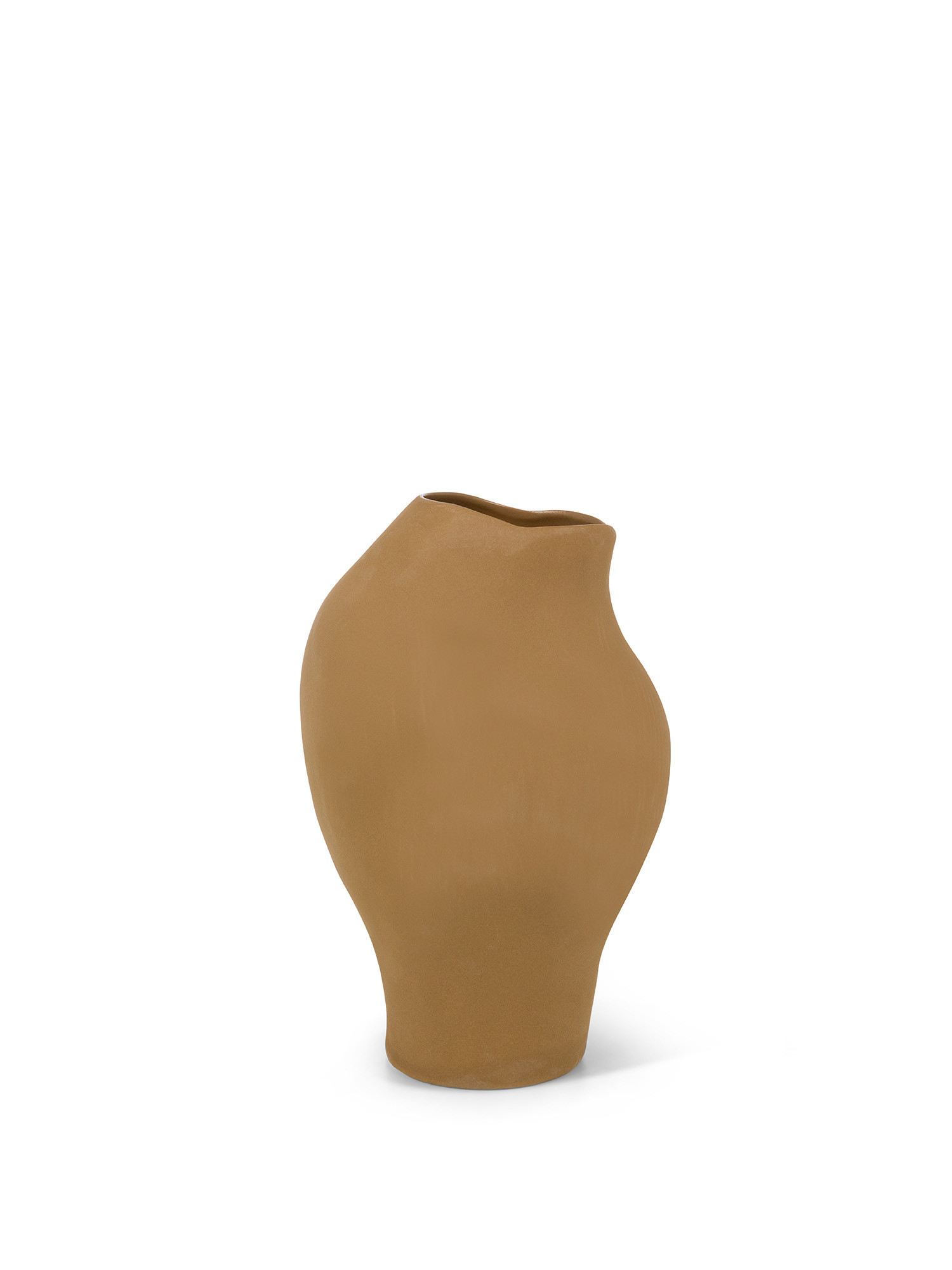 Vaso in ceramica, Beige, large image number 0