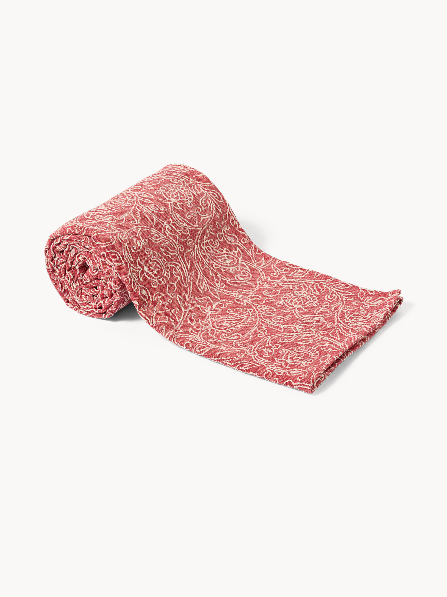 50x50 cm cotton jacquard cushion, Red, large image number 0