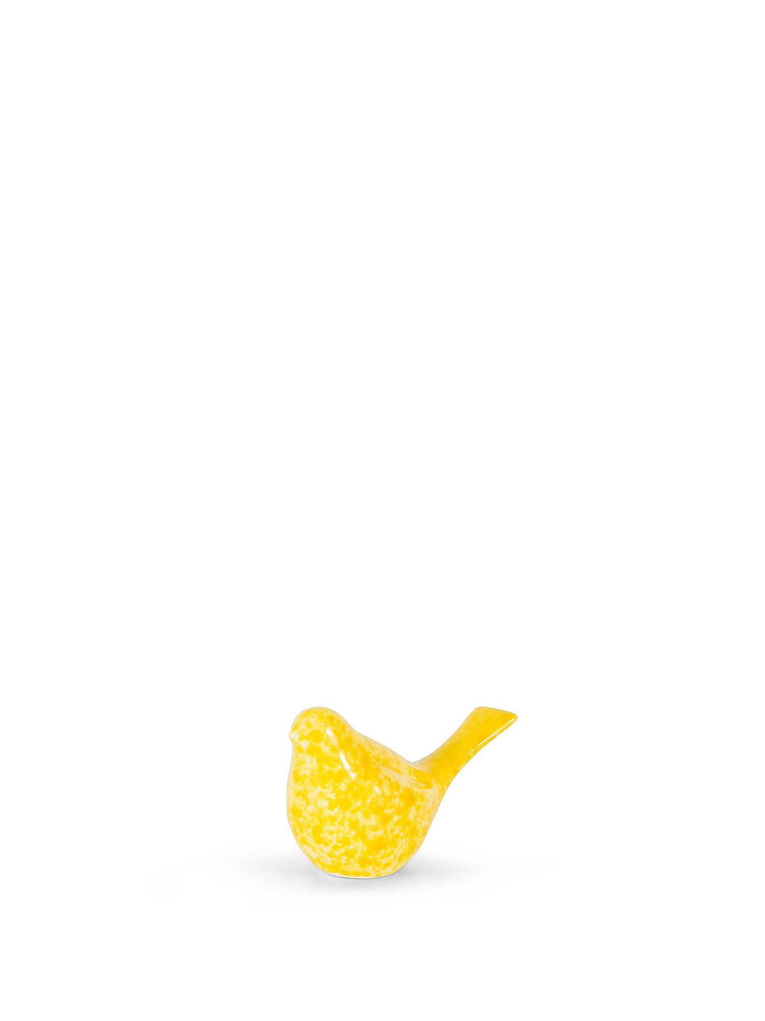 Porcelain bird ornament, Yellow, large image number 0