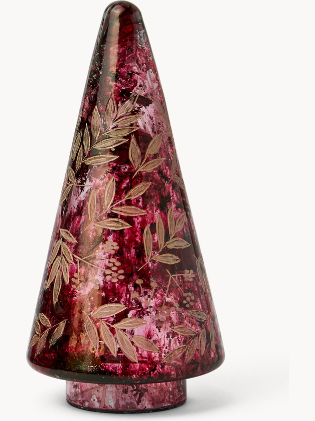 Decorazione a forma di albero in vetro