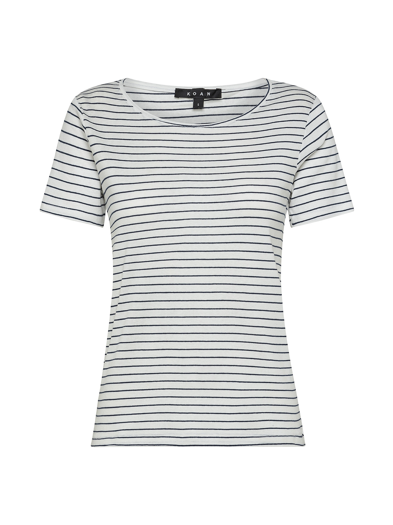 Striped T-shirt, White, large image number 0