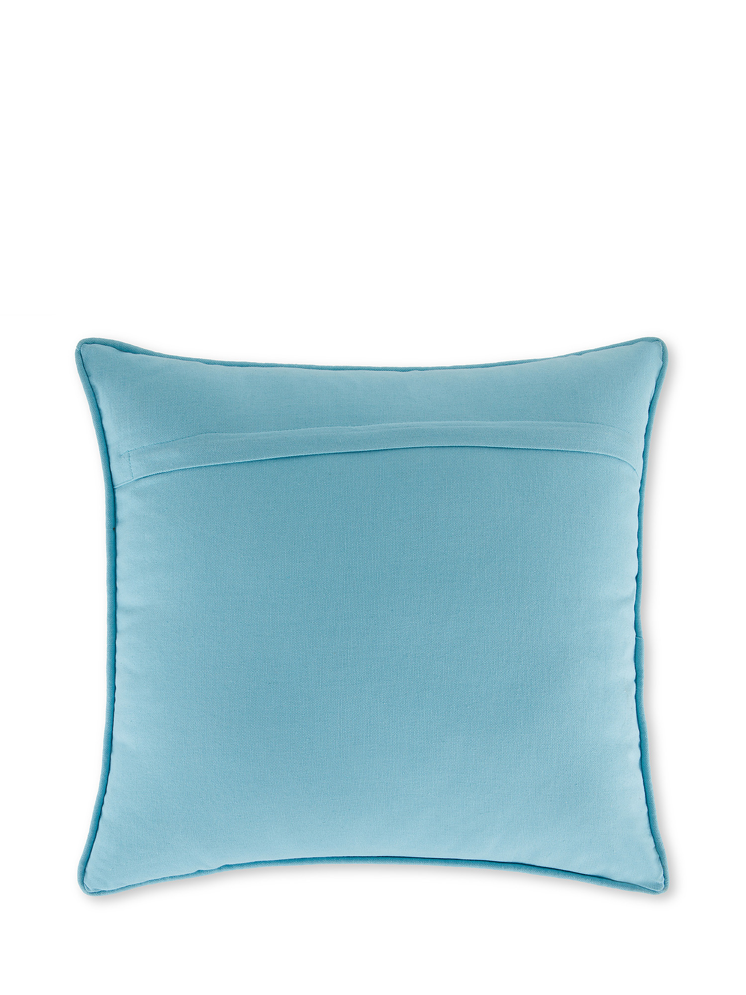 Boat embroidery cushion 45x45cm, Light Blue, large image number 1