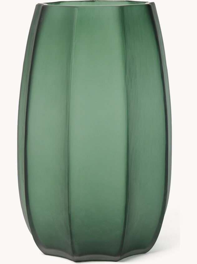 Vaso in vetro colorato in pasta