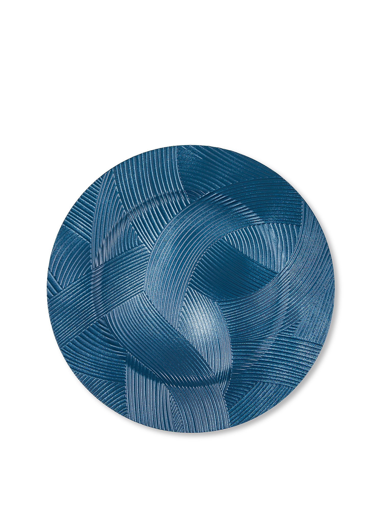 Blue waves plastic underplate, Blue, large image number 0