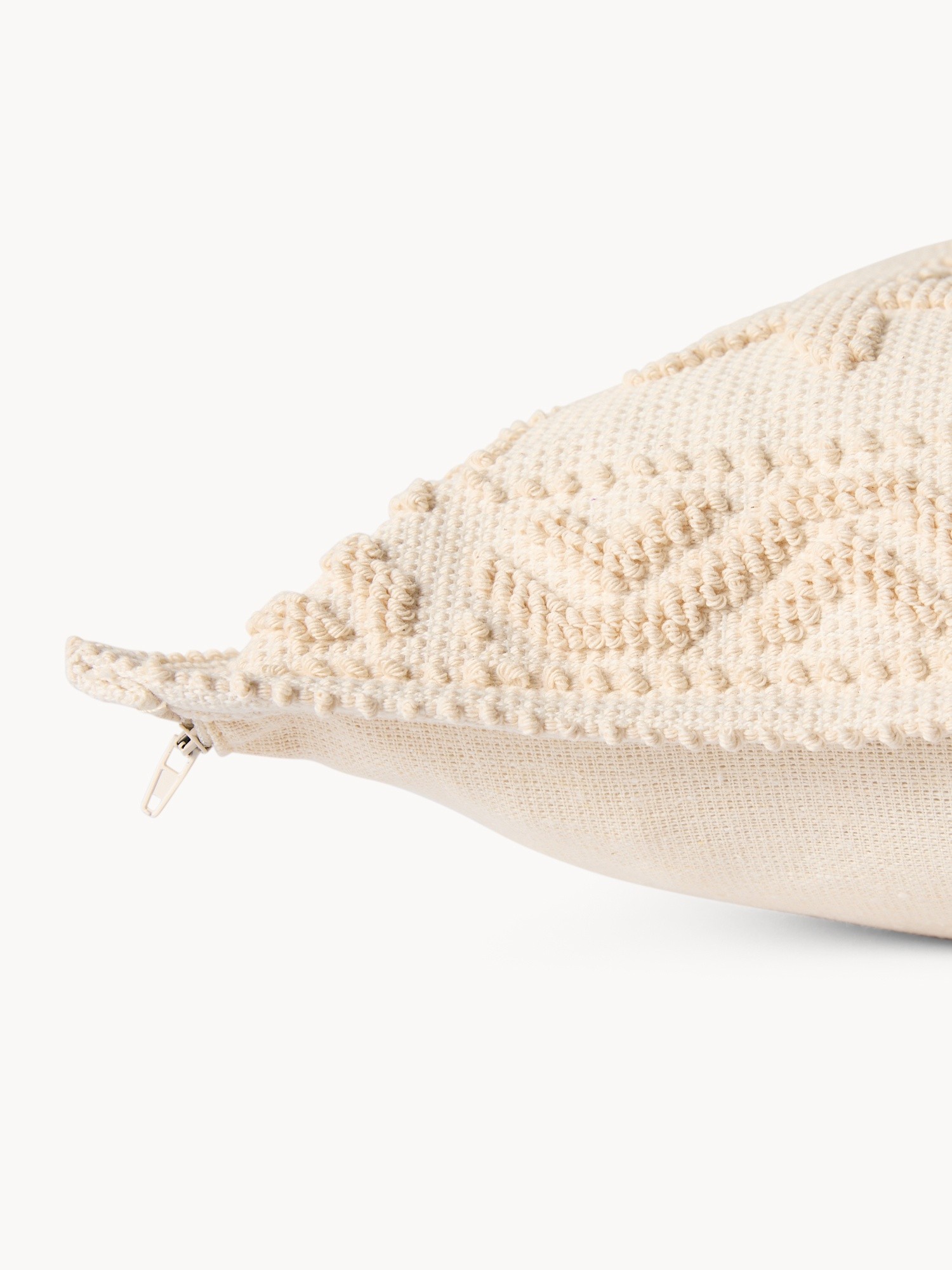 Cuscino sardo in puro cotone, Avorio, large image number 2