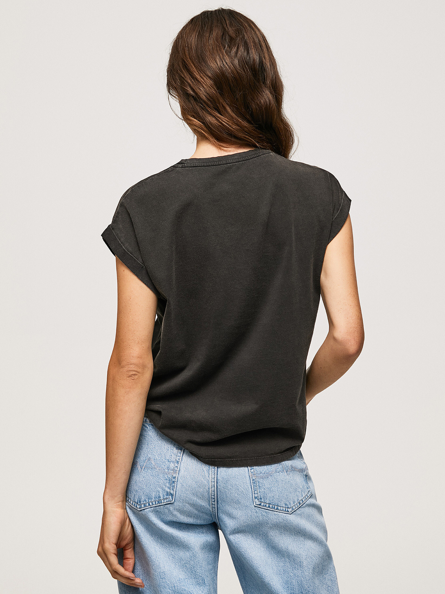 Pepe Jeans - Cotton logo T-shirt, Black, large image number 4