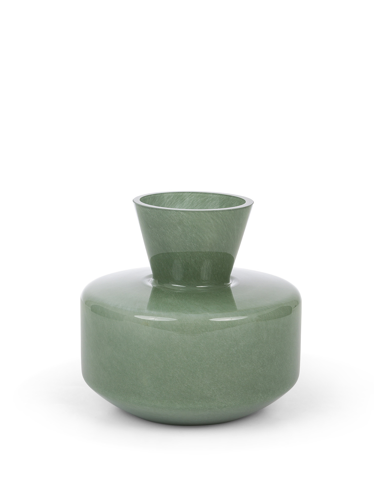 Vaso in vetro colorato, Verde, large image number 0