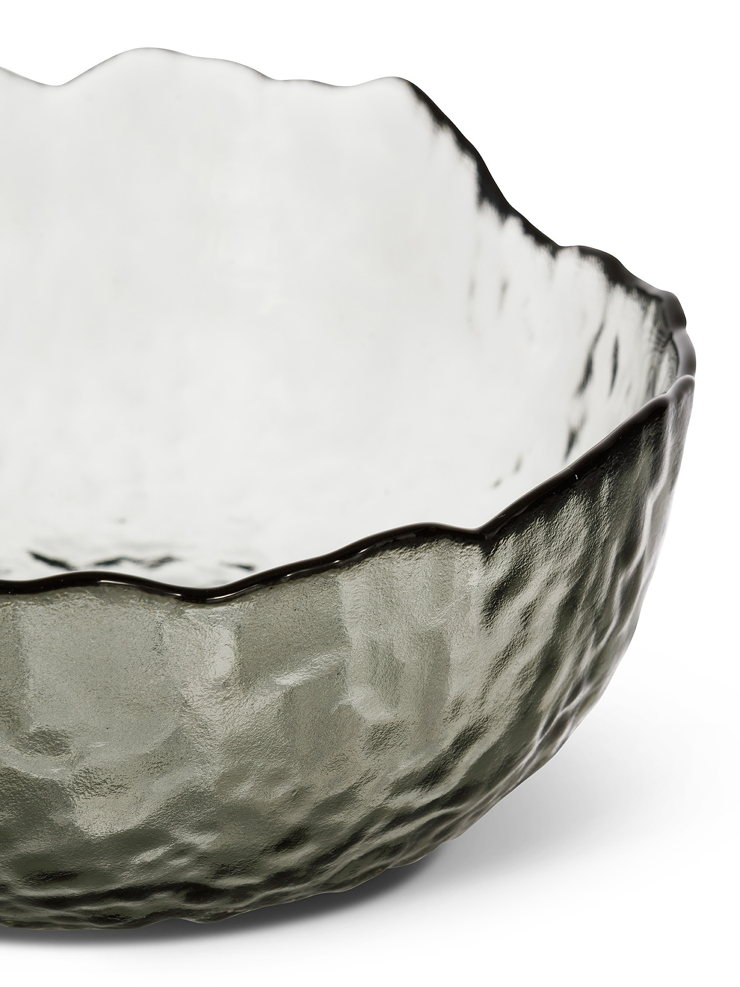 Gray glass cup, Grey, large image number 1