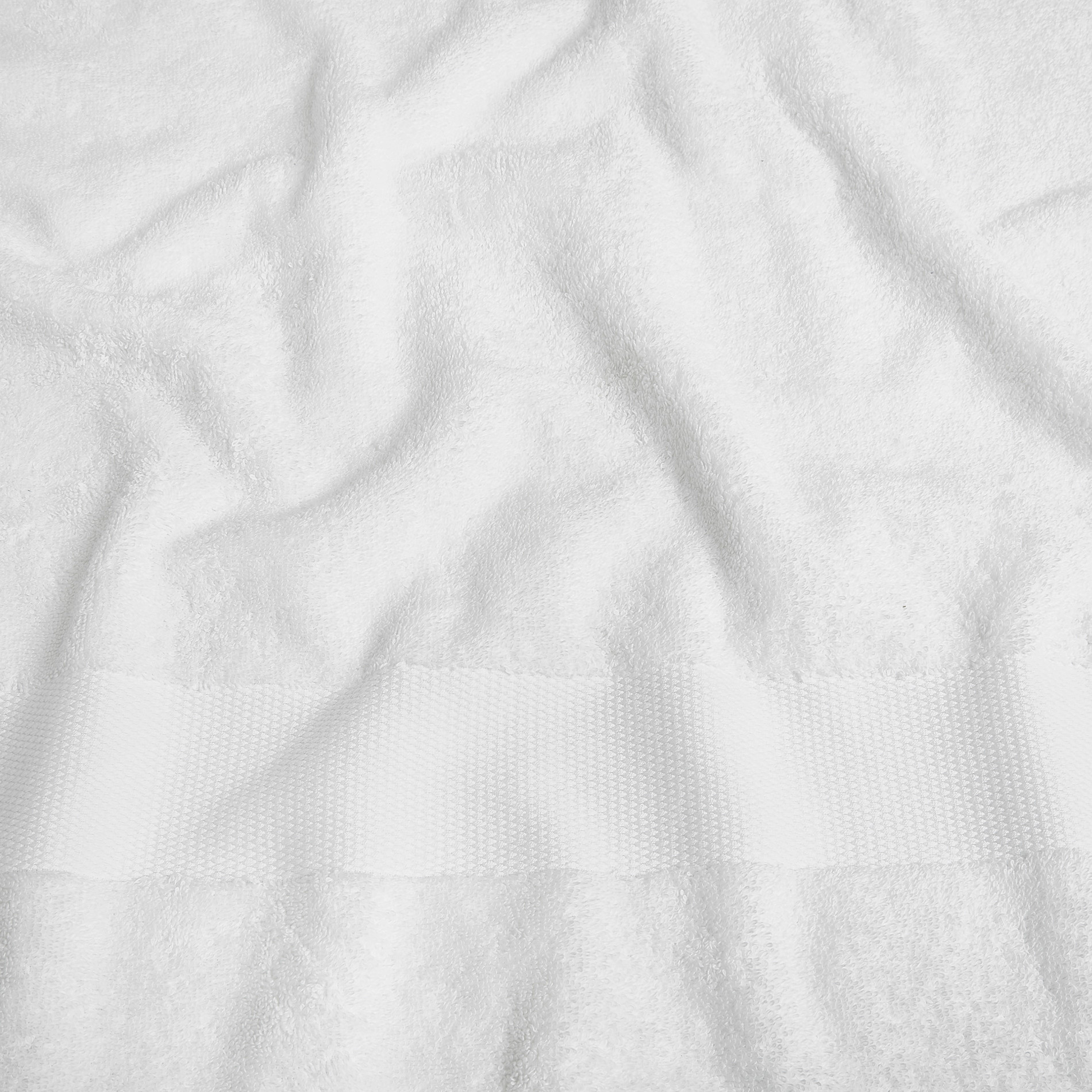 Asciugamano spugna di puro cotone Zefiro, Bianco, large image number 3