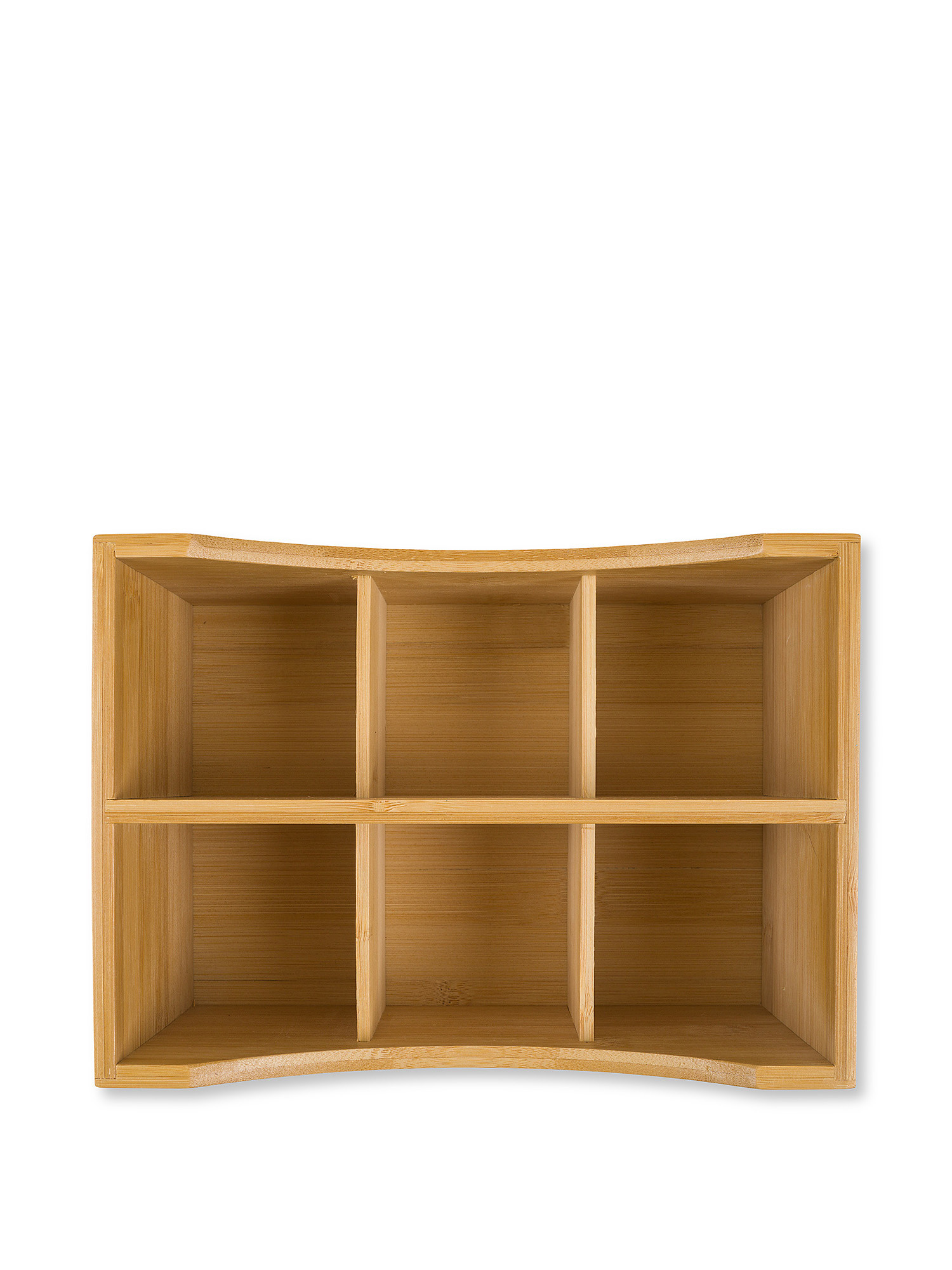 Box organizer in bamboo, Beige, large image number 1