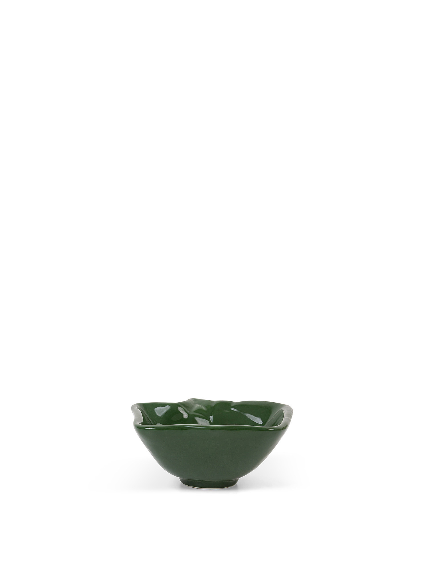 Pepper-shaped ceramic bowl, Green, large image number 0