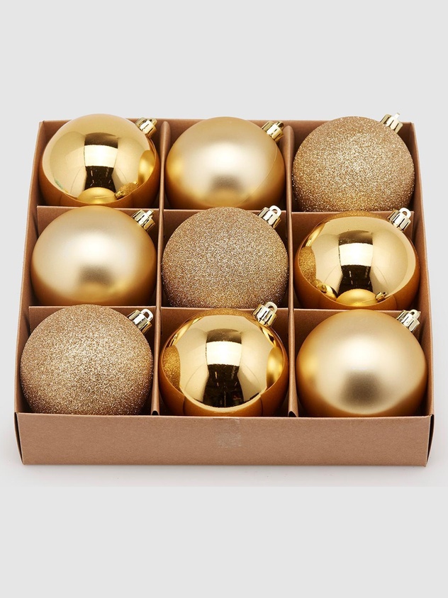 Set 9 palline in vetro