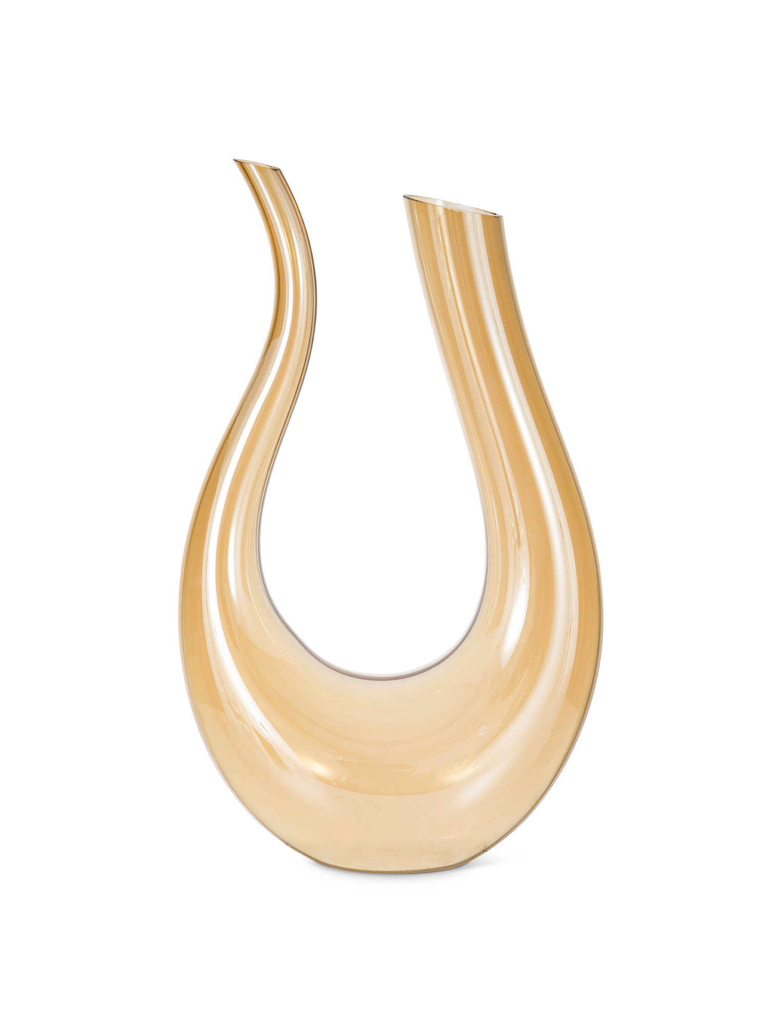 Amber design decanter, Gold, large image number 0