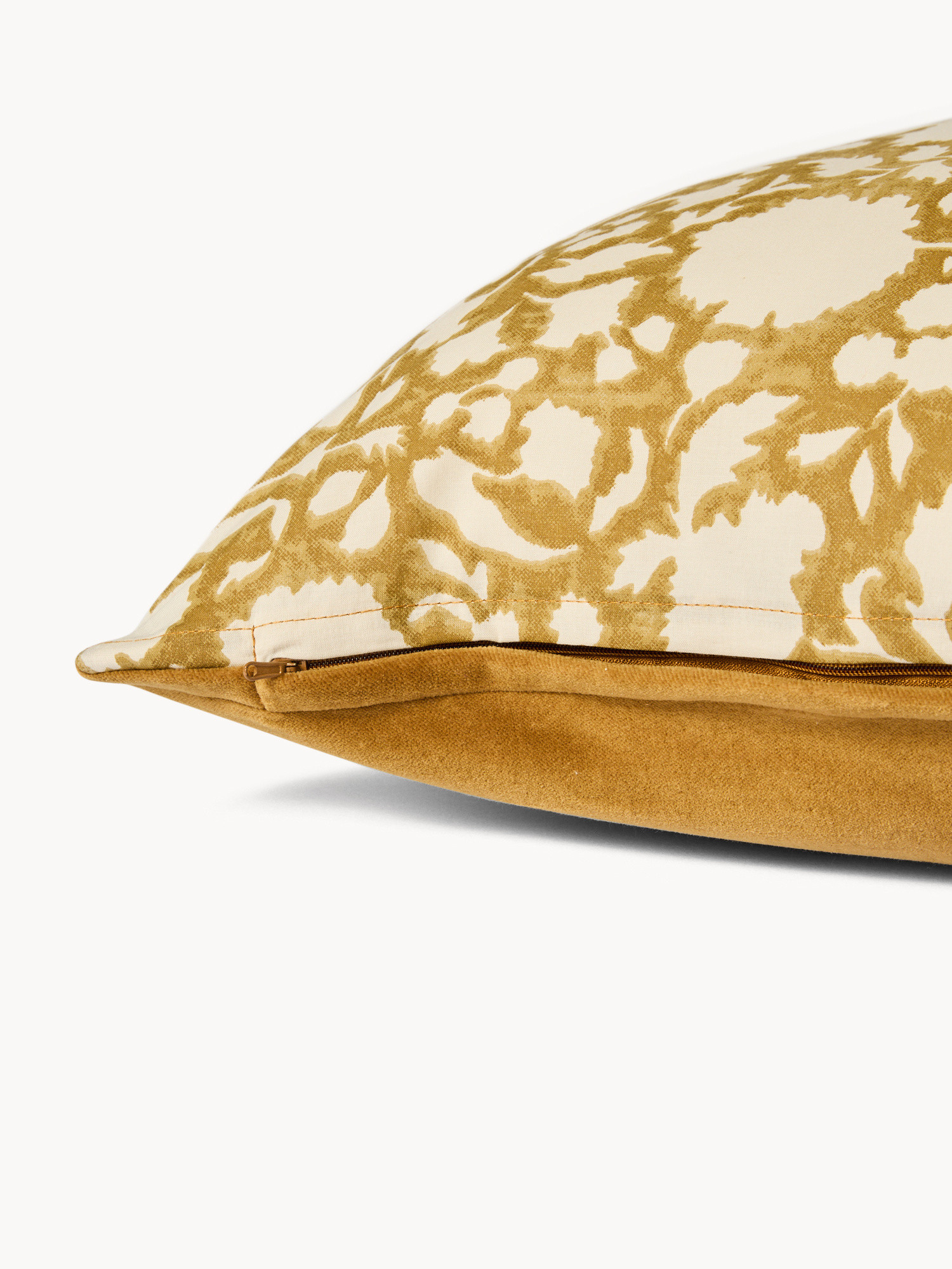 Cuscino 60x60 con stampa floreale, Giallo, large image number 2