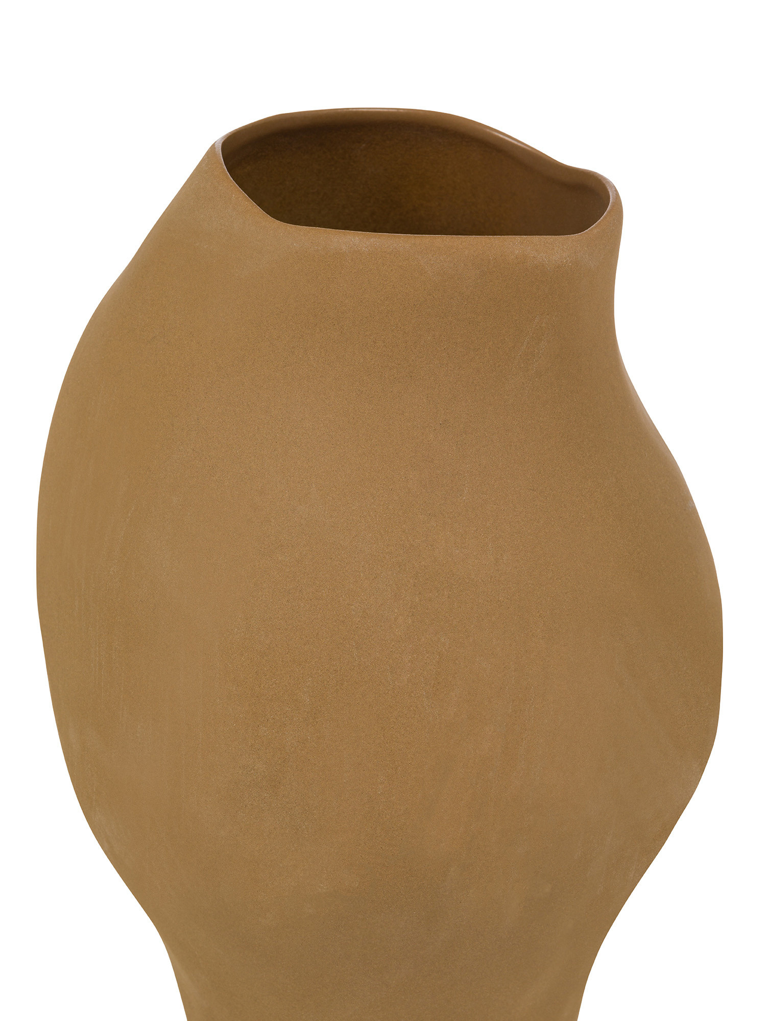 Vaso in ceramica, Beige, large image number 1