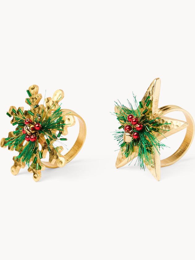 Porta tovaglioli con agrifoglio