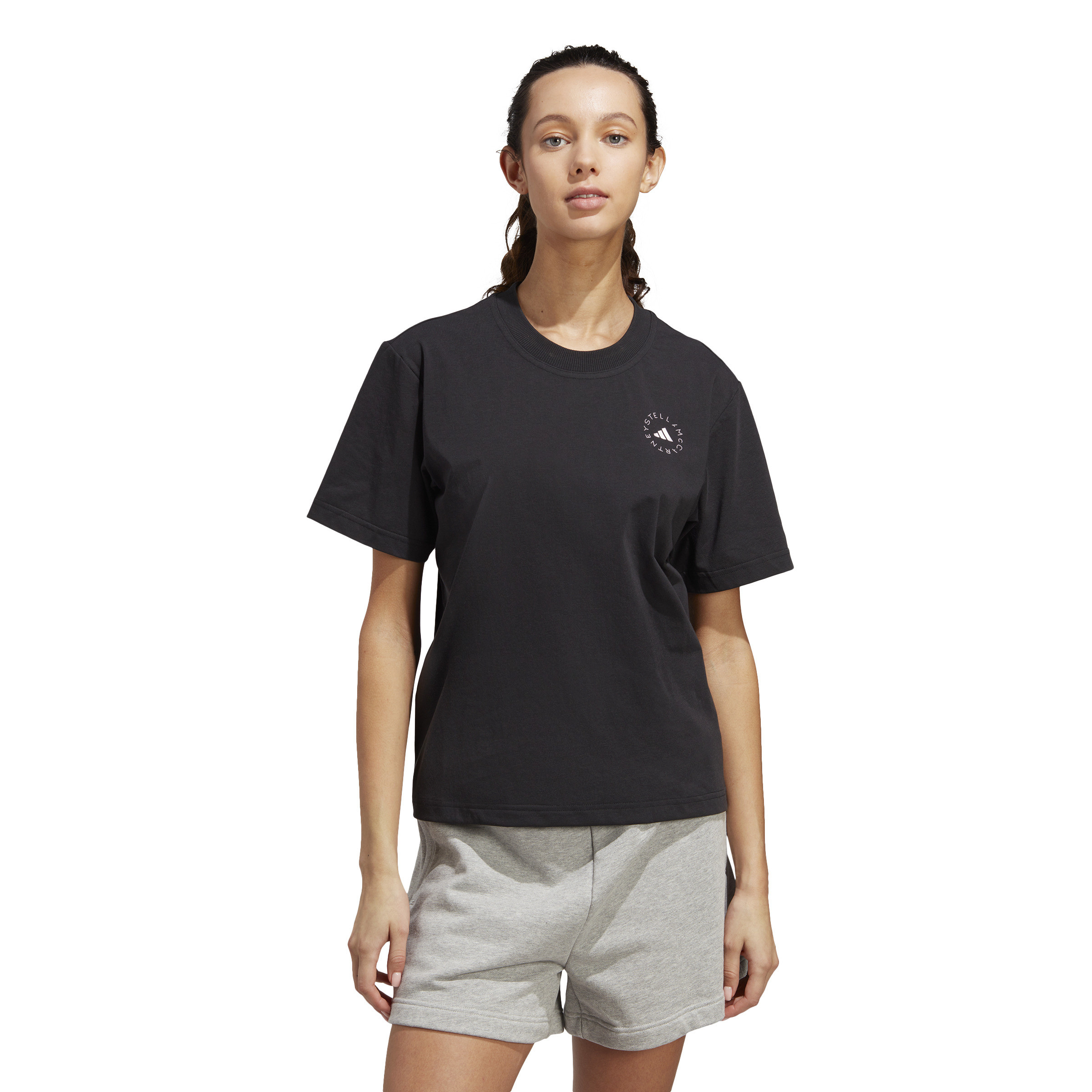 Adidas by Stella McCartney - TrueCasuals Regular Sportswear T-Shirt, Black, large image number 1