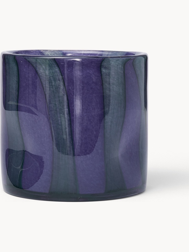 Candeliere in vetro colorato in pasta